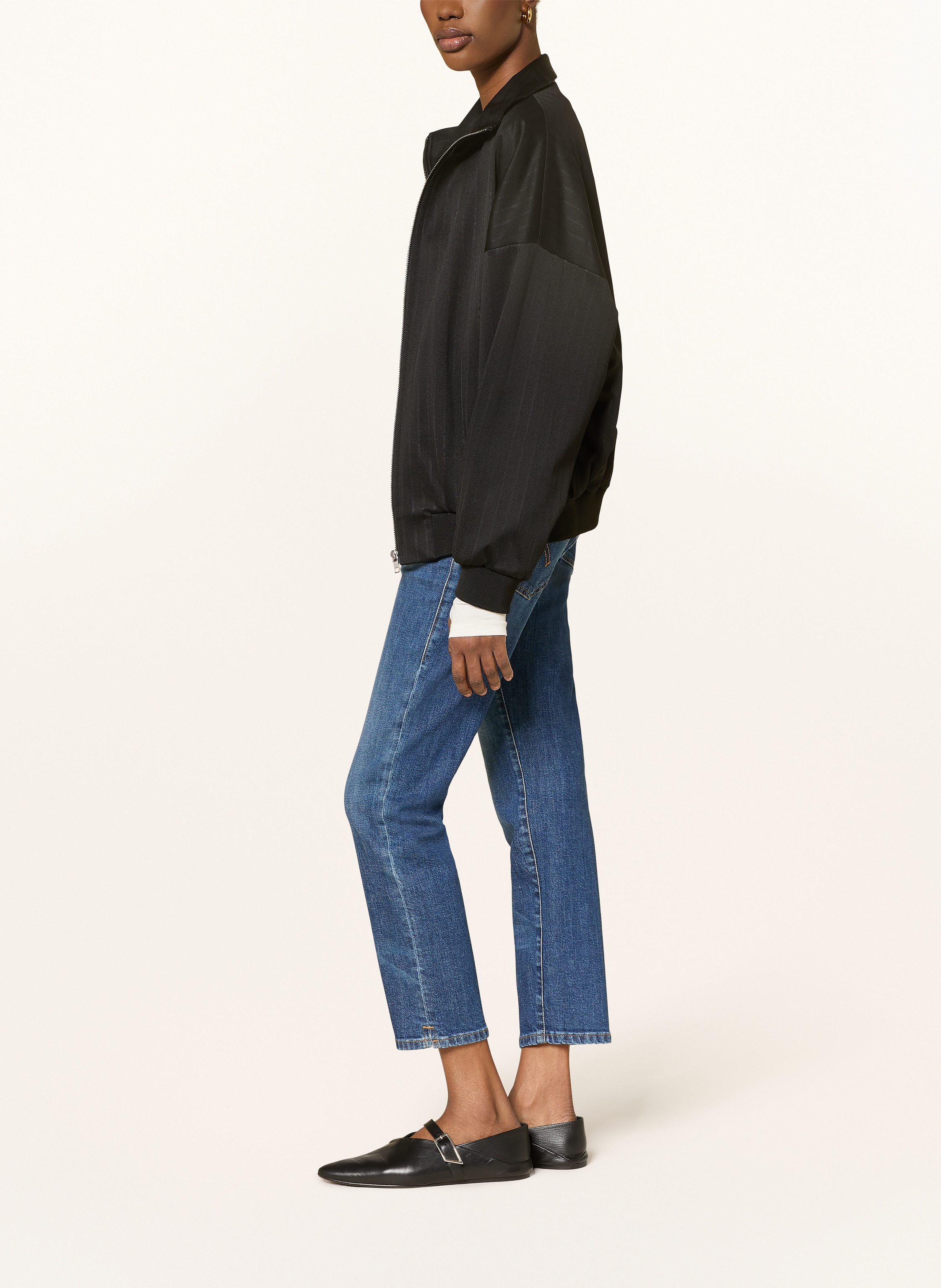 Thumbnail - Dondup Cropped Jeans Rose blau