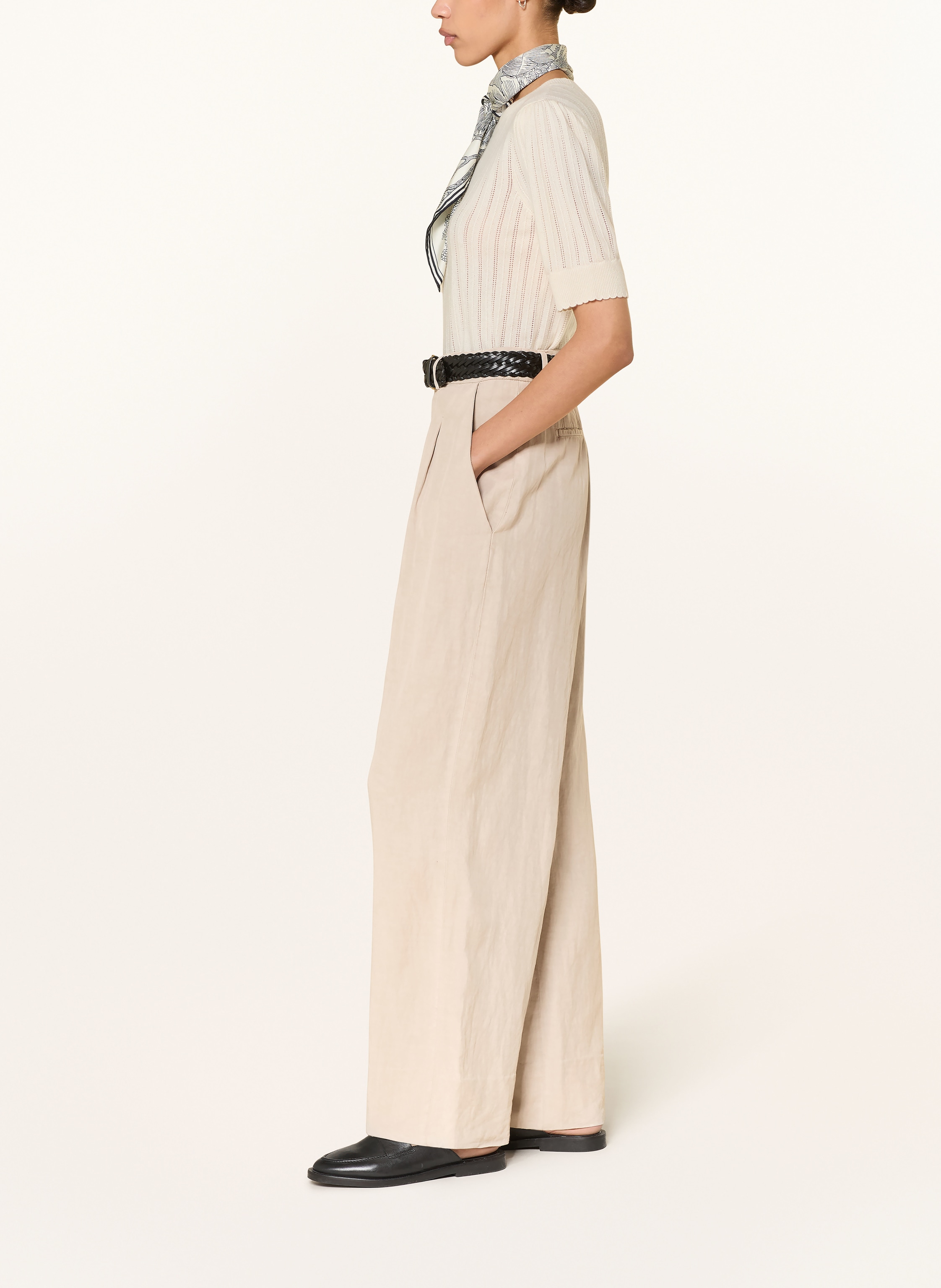 Thumbnail - Dondup Marlenehose Elouise beige