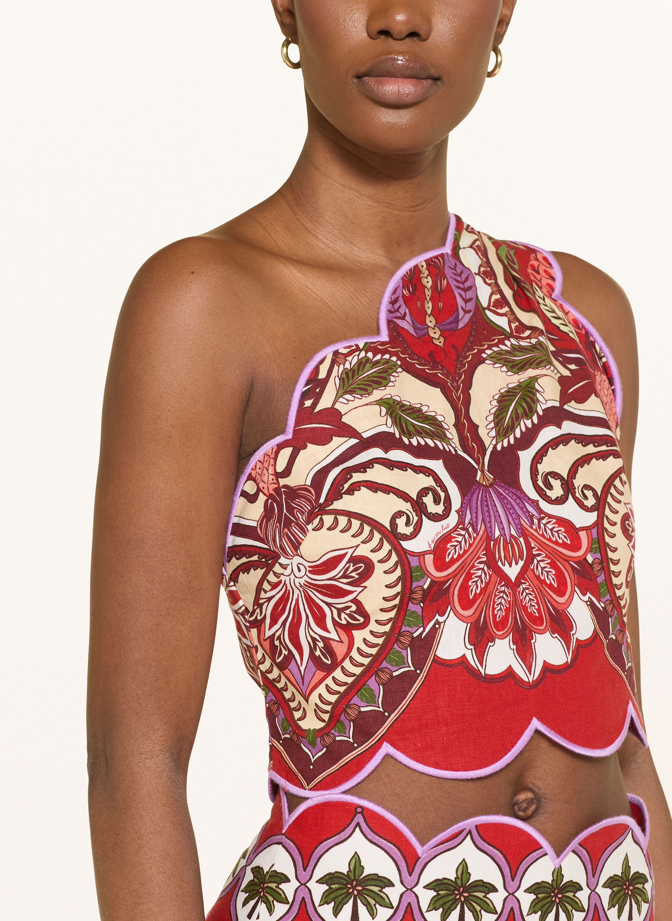 Thumbnail - Farm Rio One-Shoulder-Top Odara rot