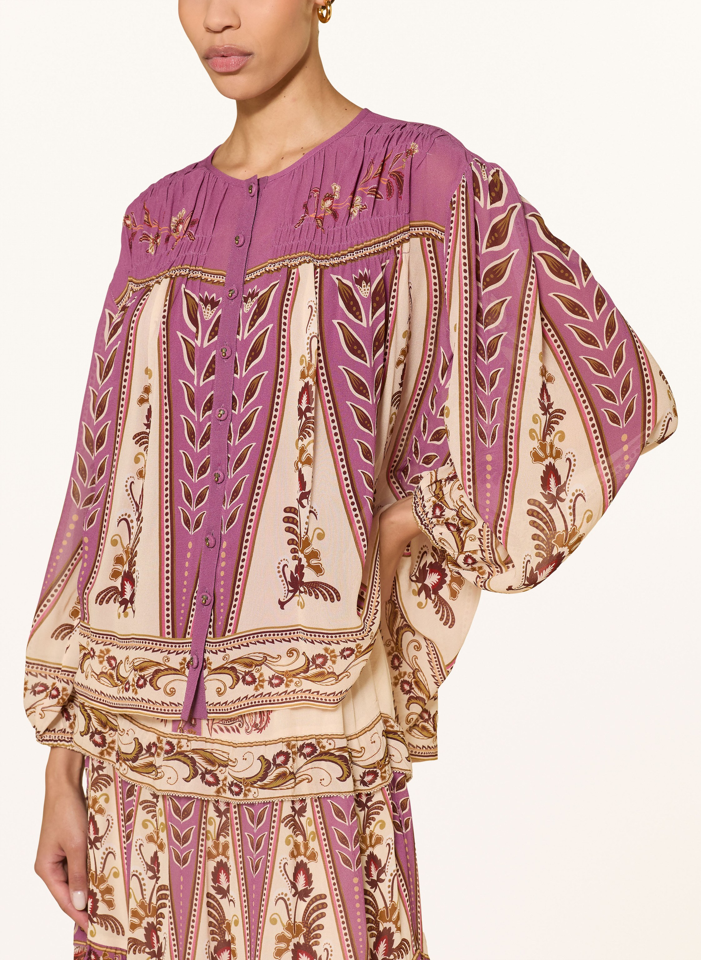 Thumbnail - Farm Rio Blusenshirt Ainika beige