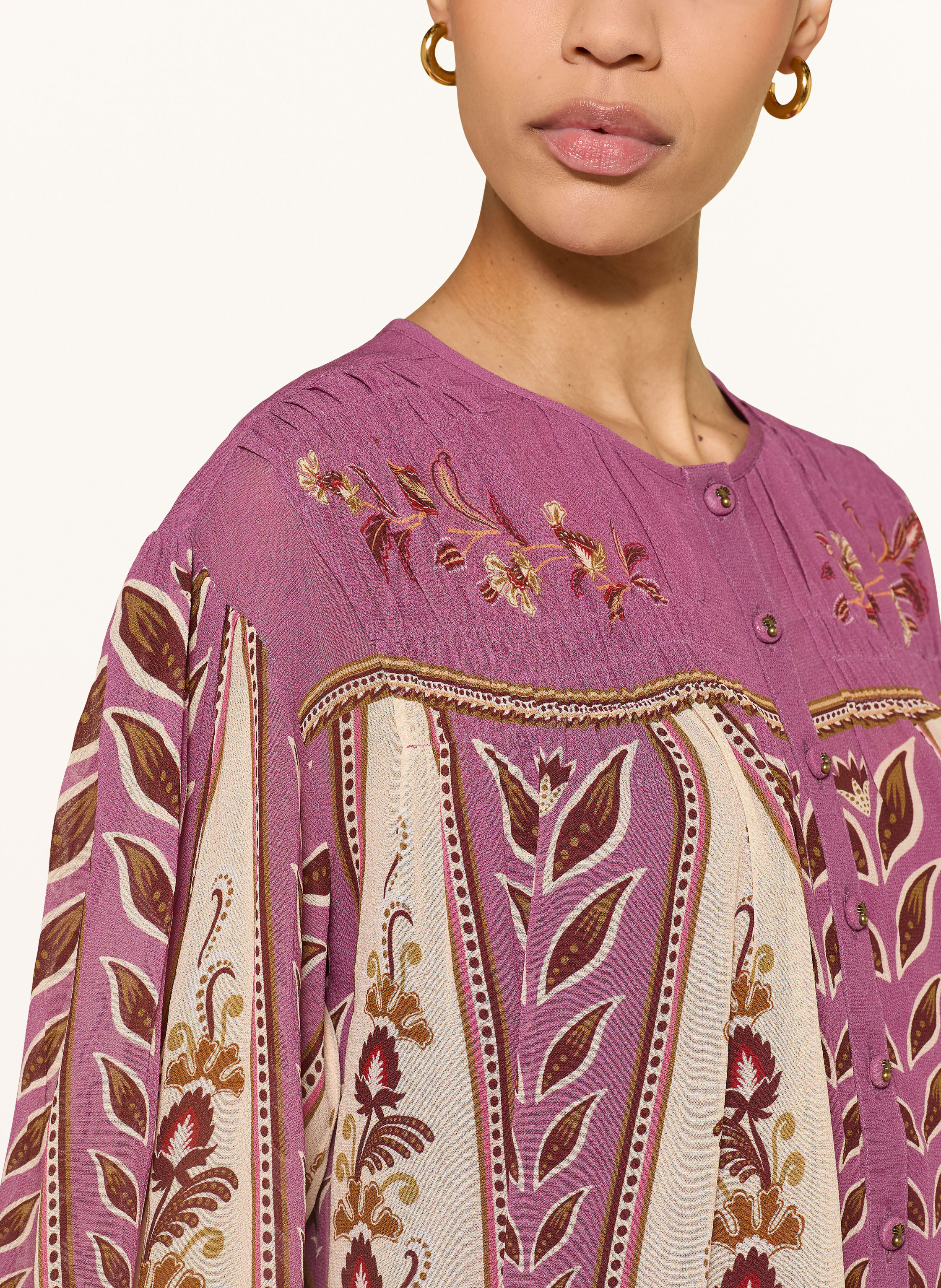 Thumbnail - Farm Rio Blusenshirt Ainika beige