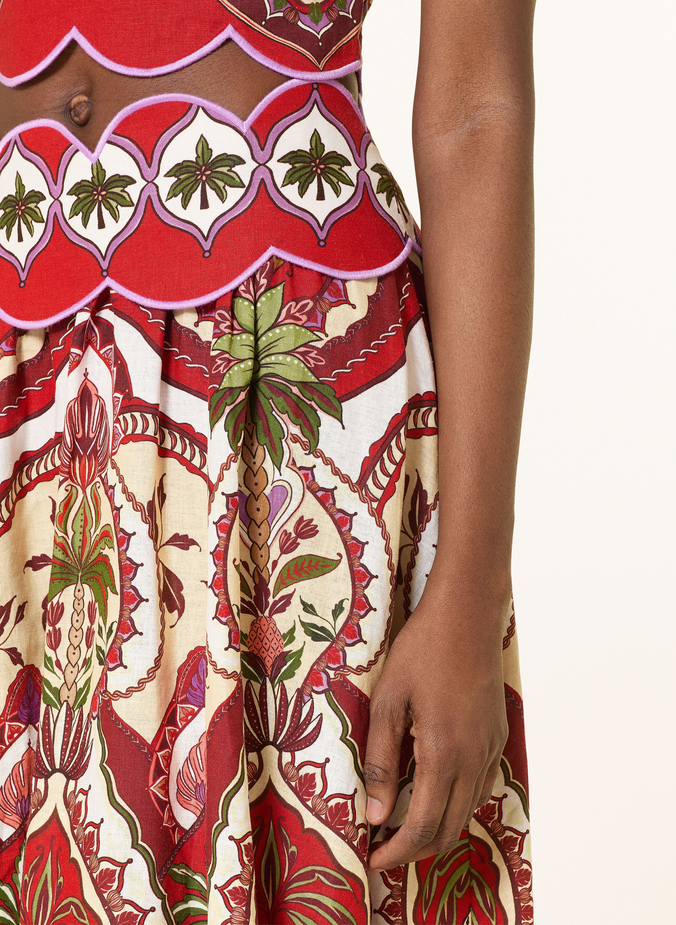 Thumbnail - Farm Rio Rock Odara Mit Leinen rot