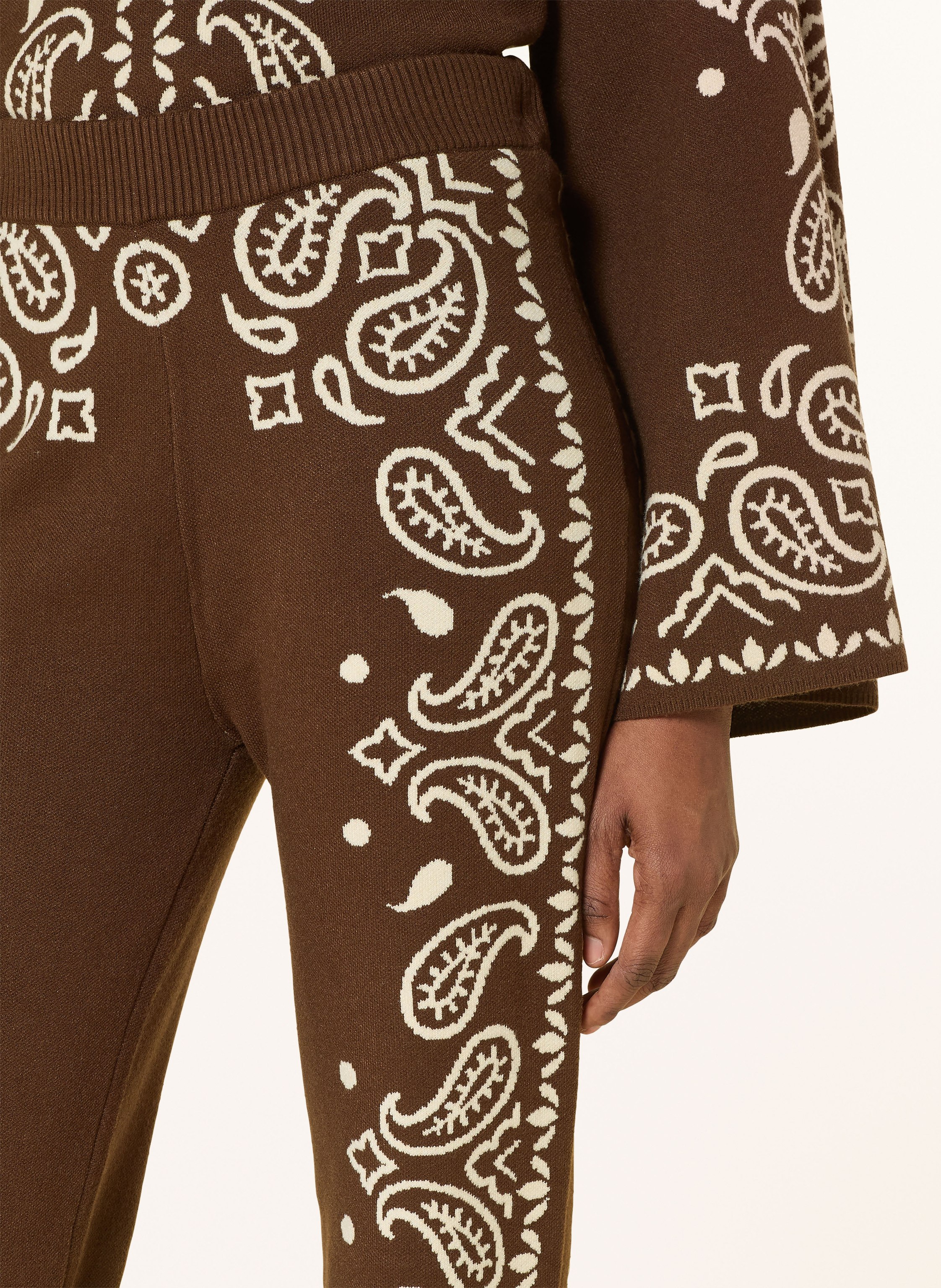 Thumbnail - Farm Rio Strickhose braun