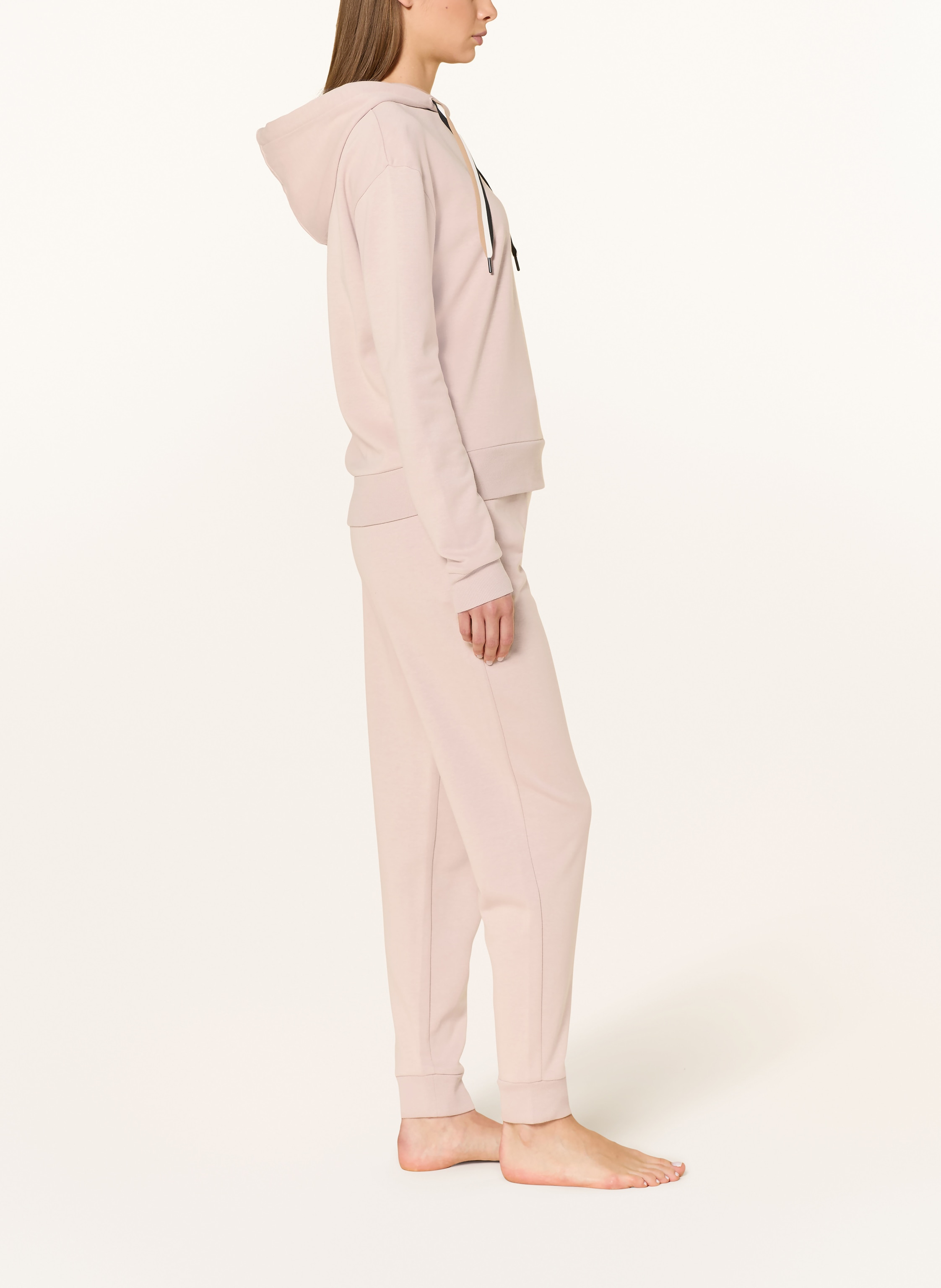 Thumbnail - Boss Lounge-Hoodie Stripe beige