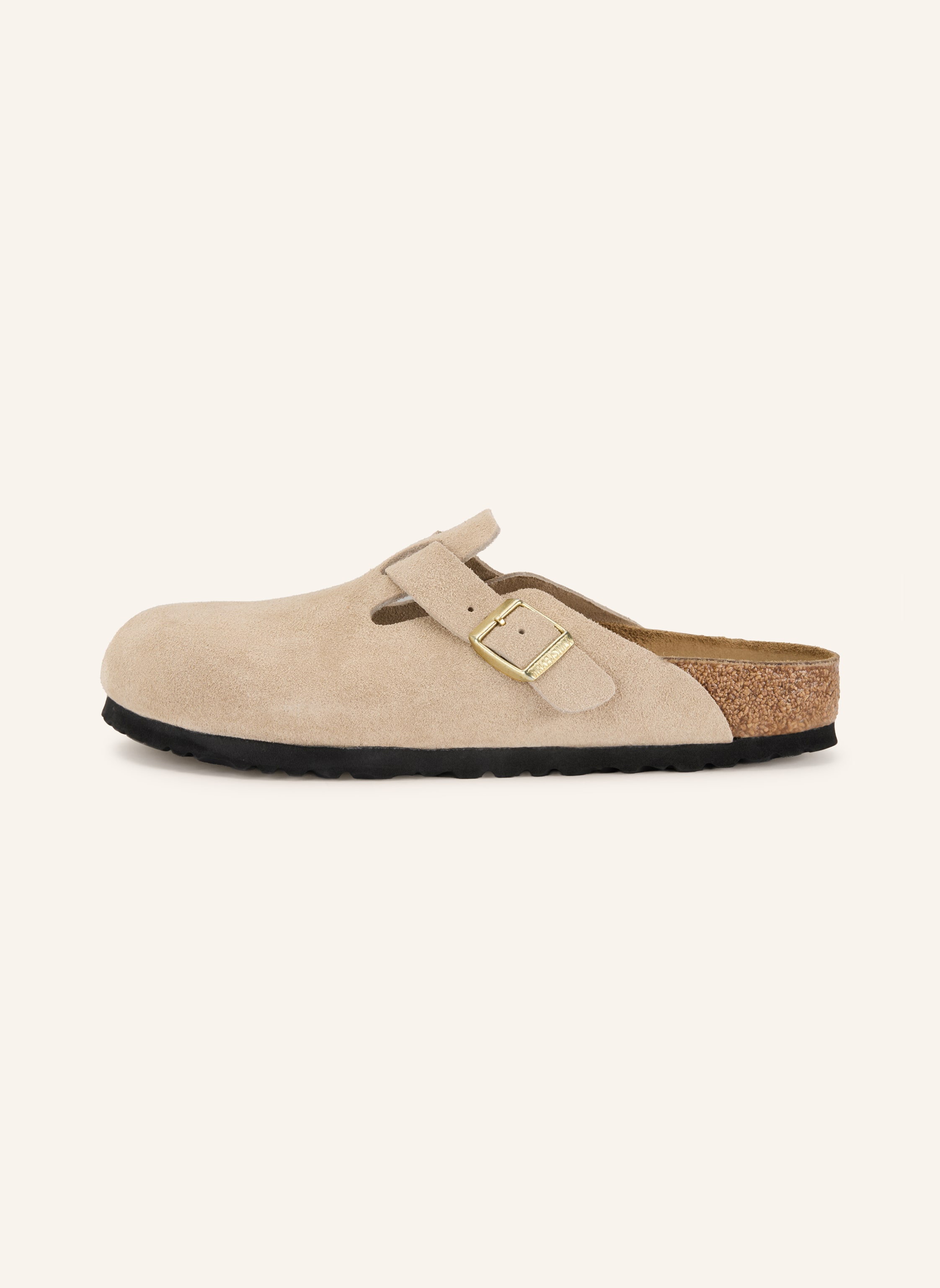 Thumbnail - Birkenstock Pantoletten Boston Bs beige