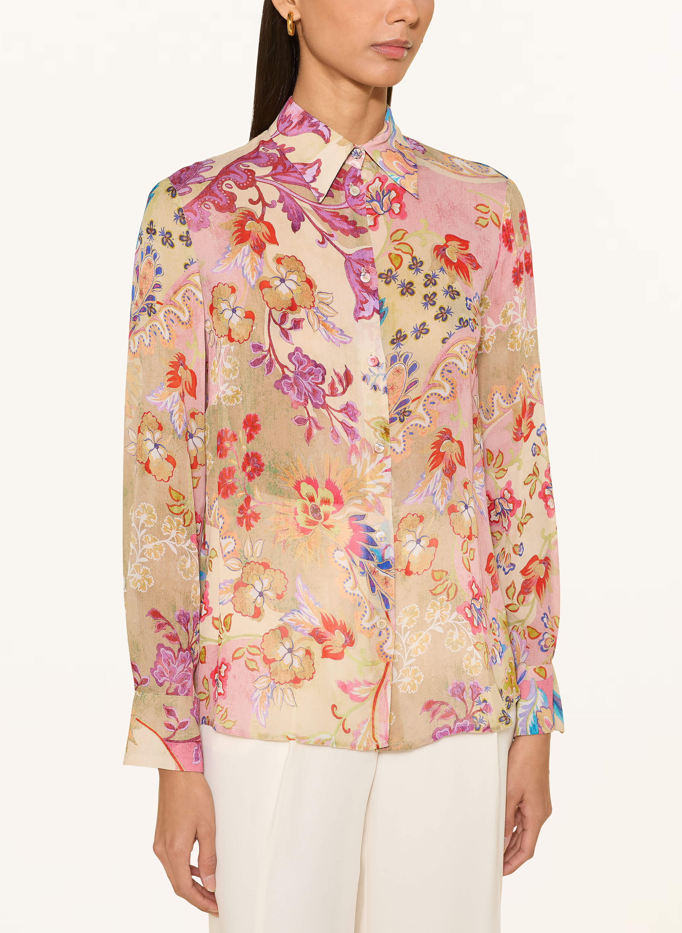 Thumbnail - Elena Miro Hemdbluse beige