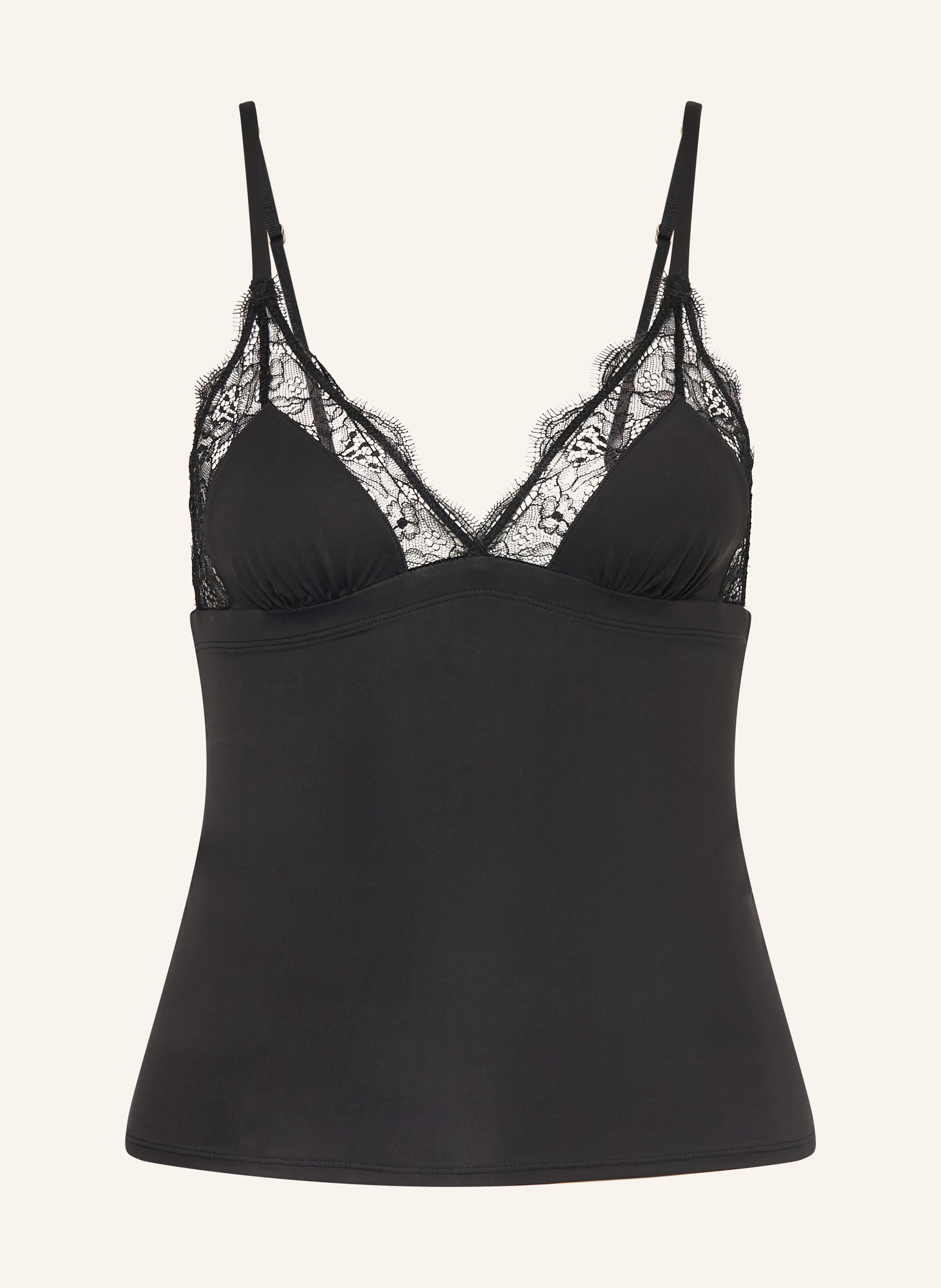 Love Stories Schlaftop Bria Mit Spitze schwarz