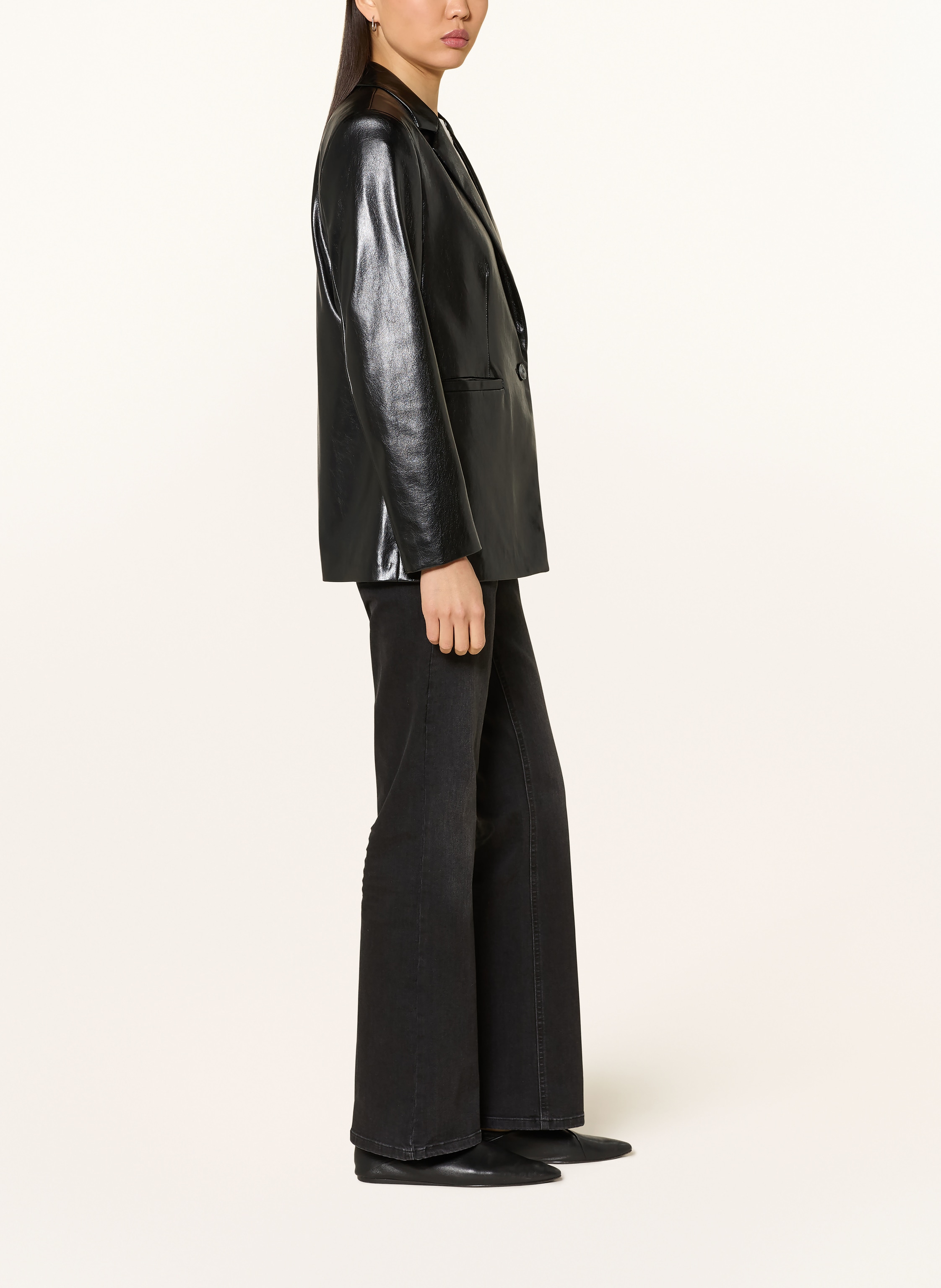 Thumbnail - Opus Pants Flared Jeans Melly Fresh schwarz