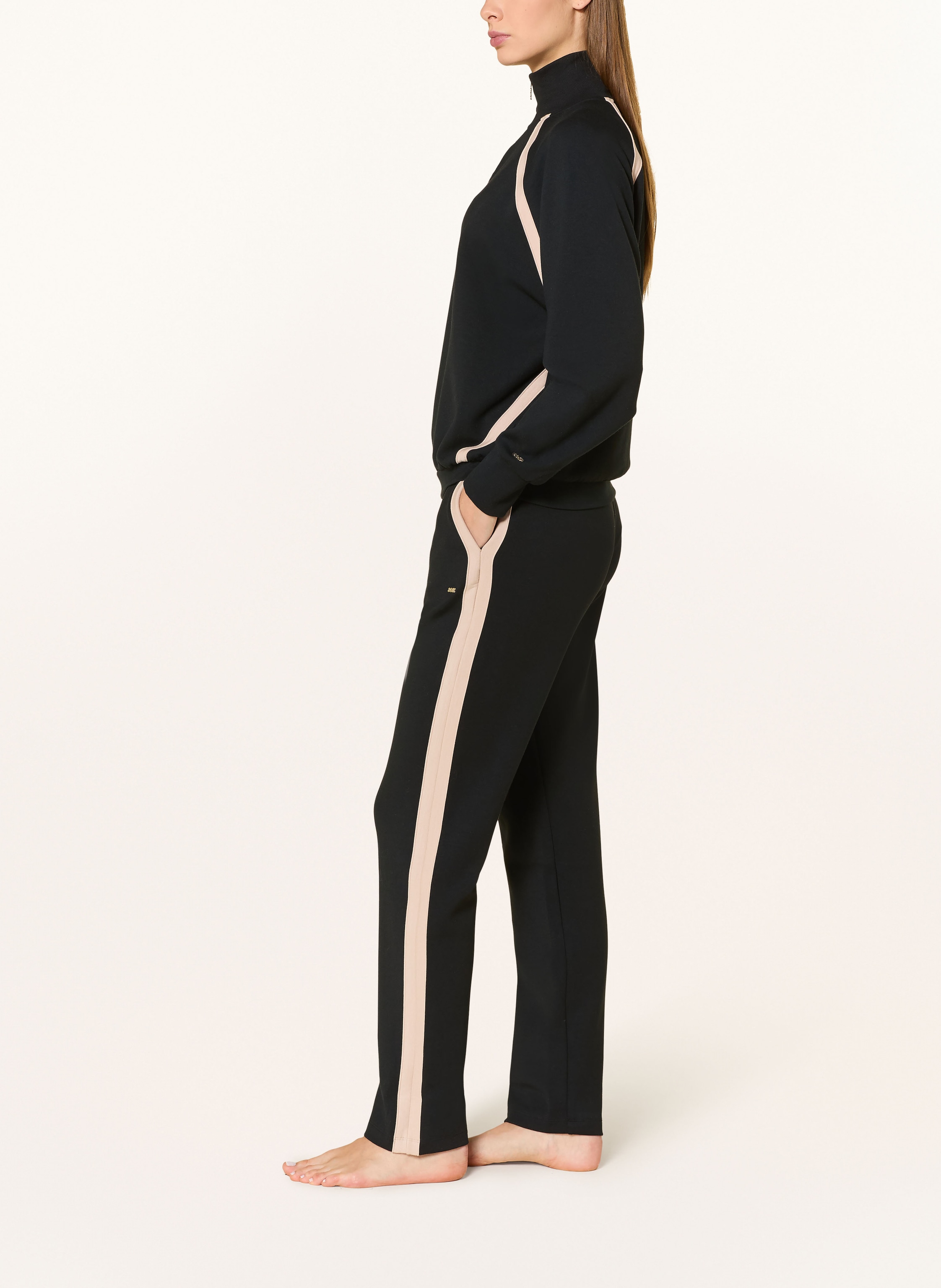 Thumbnail - Boss Lounge-Hose Mirage Mit Galonstreifen schwarz