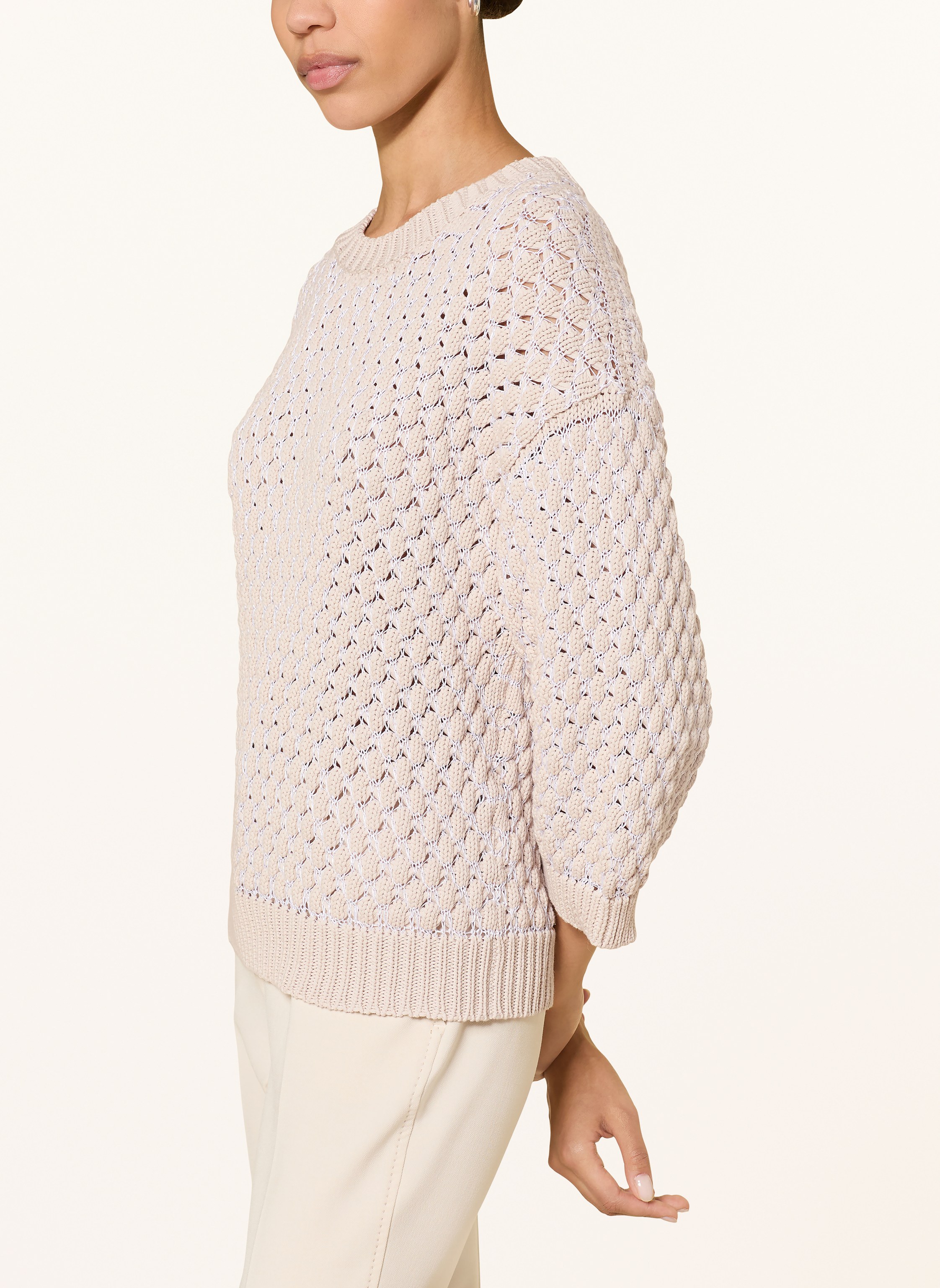 Thumbnail - Peserico Pullover Mit 3/4-Arm beige