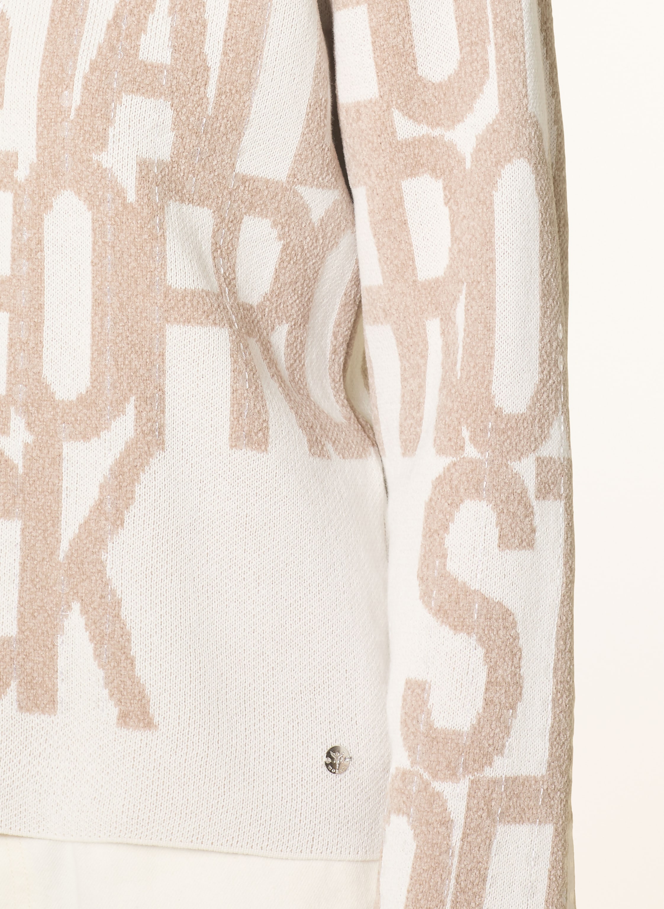 Thumbnail - Monari Pullover Mit Pailletten beige