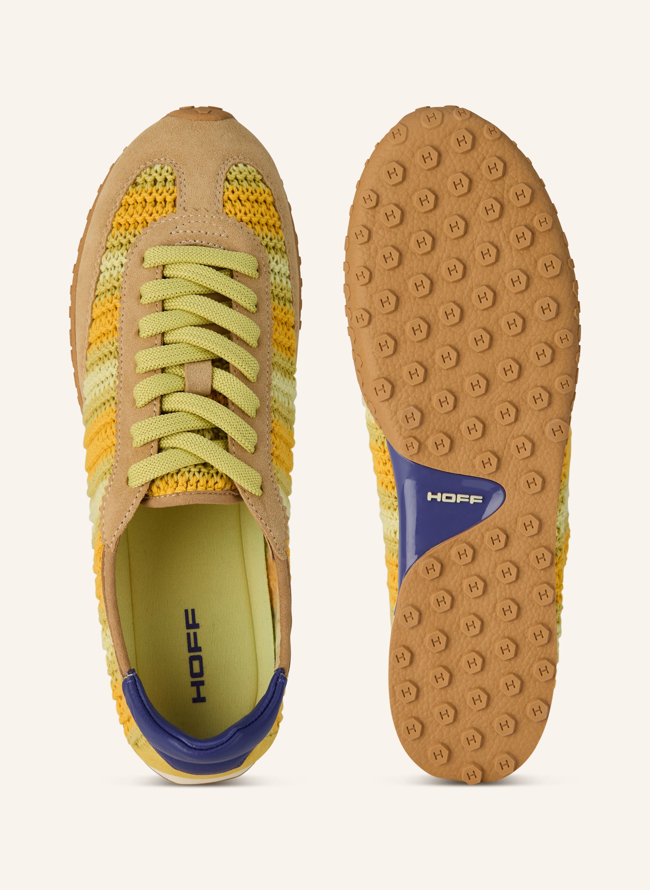 Thumbnail - Hoff Sneaker Bridge Woven gelb