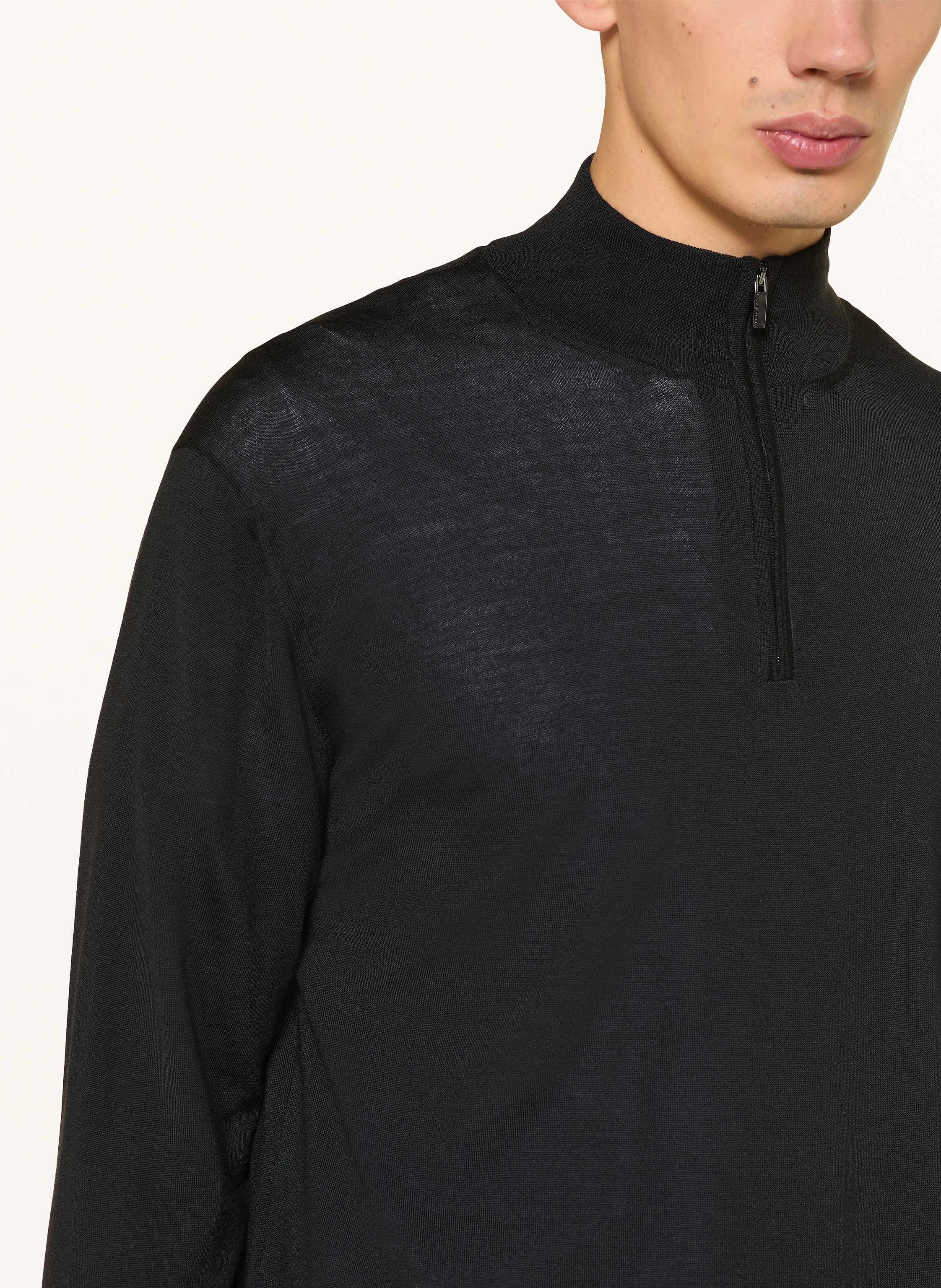 Thumbnail - Paul & Shark Troyer Aus Merinowolle schwarz