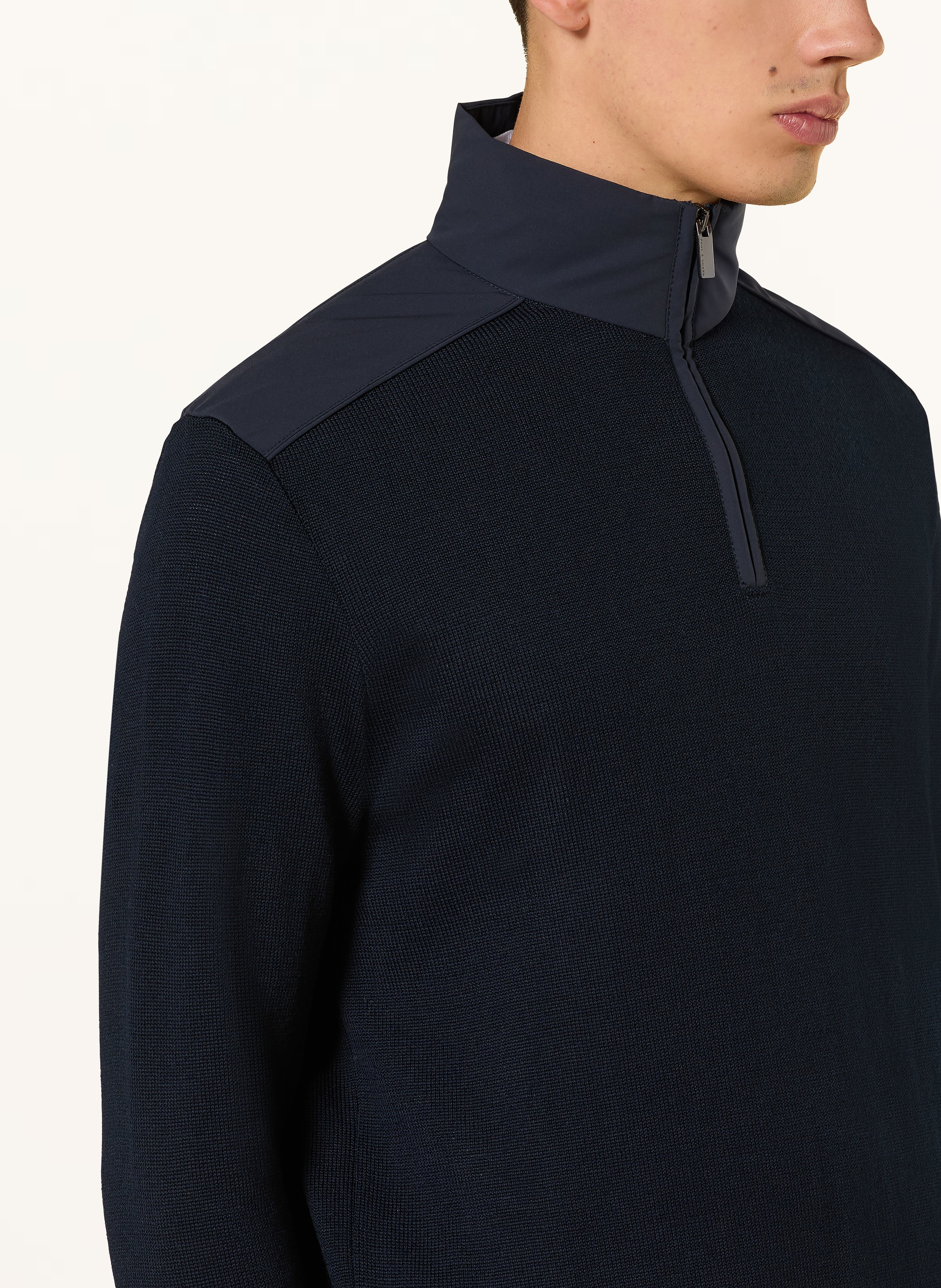 Thumbnail - Paul & Shark Troyer Im Materialmix blau