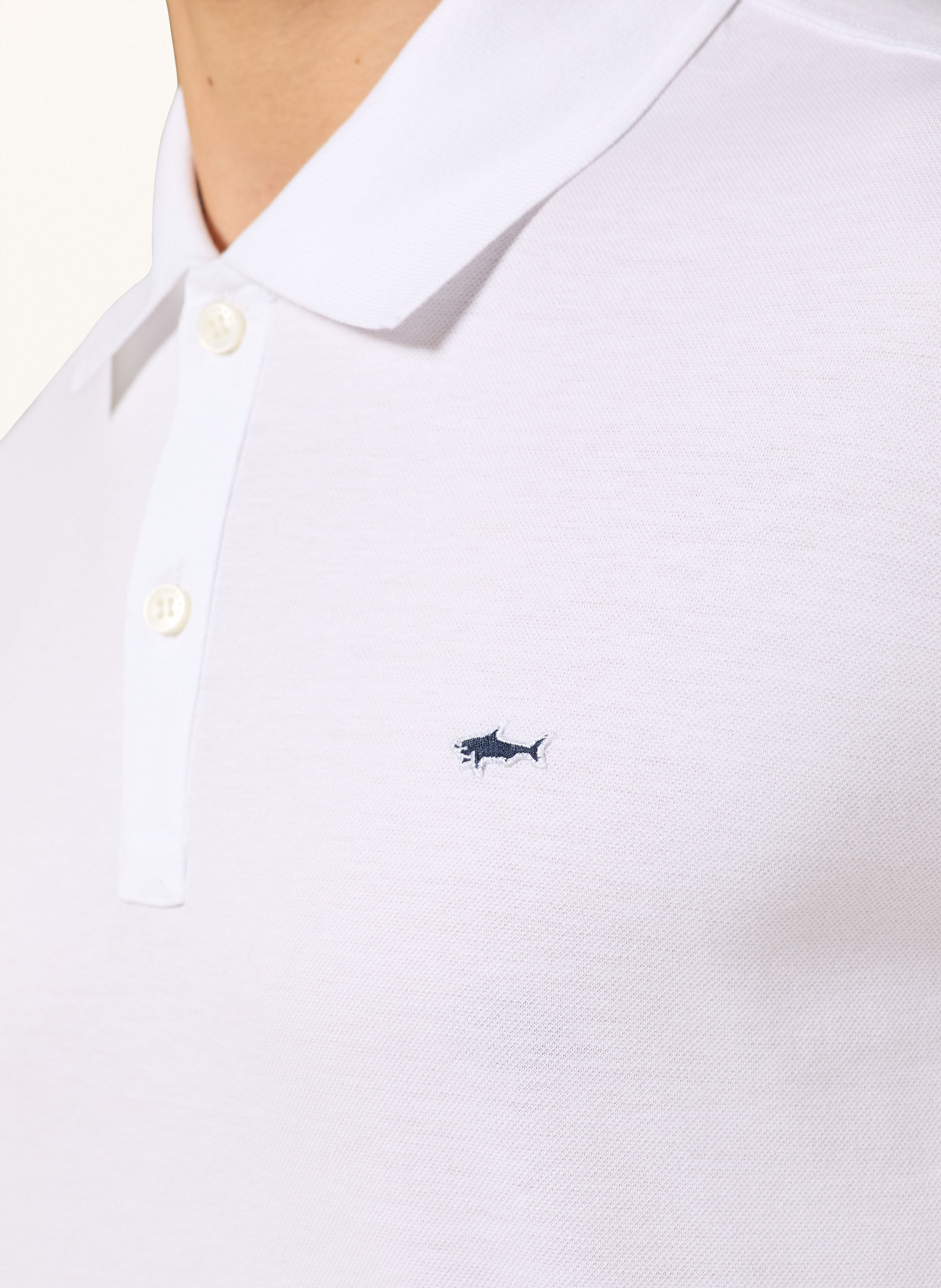 Thumbnail - Paul & Shark Piqué-Poloshirt weiss