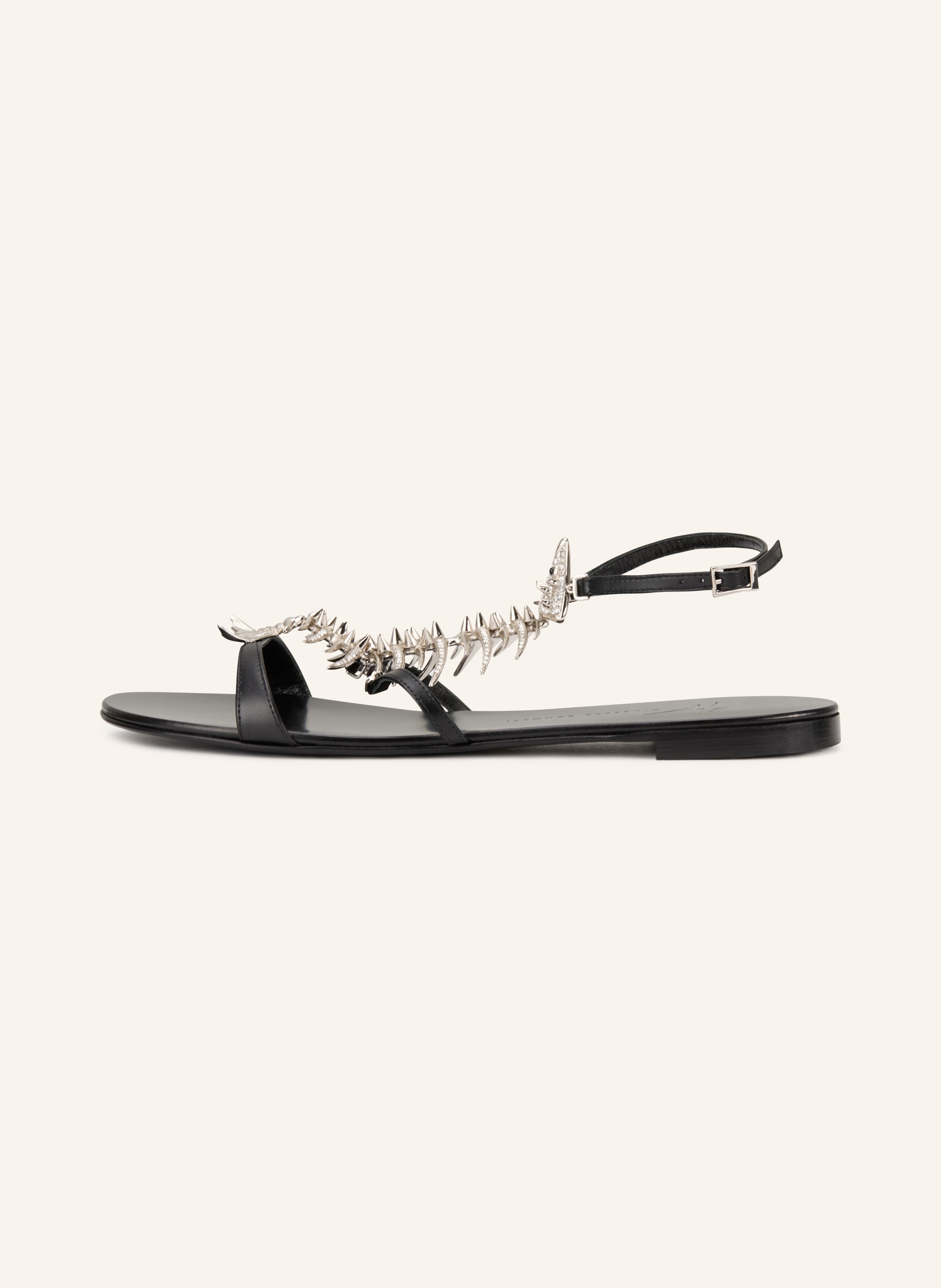 Thumbnail - Giuseppe Zanotti Design Sandalen Muse Mit Schmucksteinen schwarz