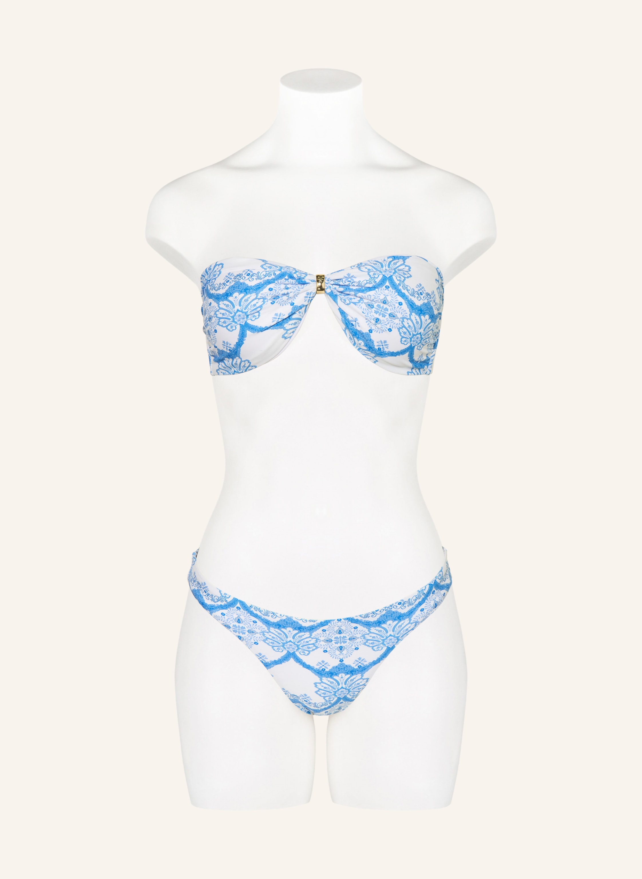Thumbnail - Melissa Odabash Bandeau-Bikini-Top Liguria blau