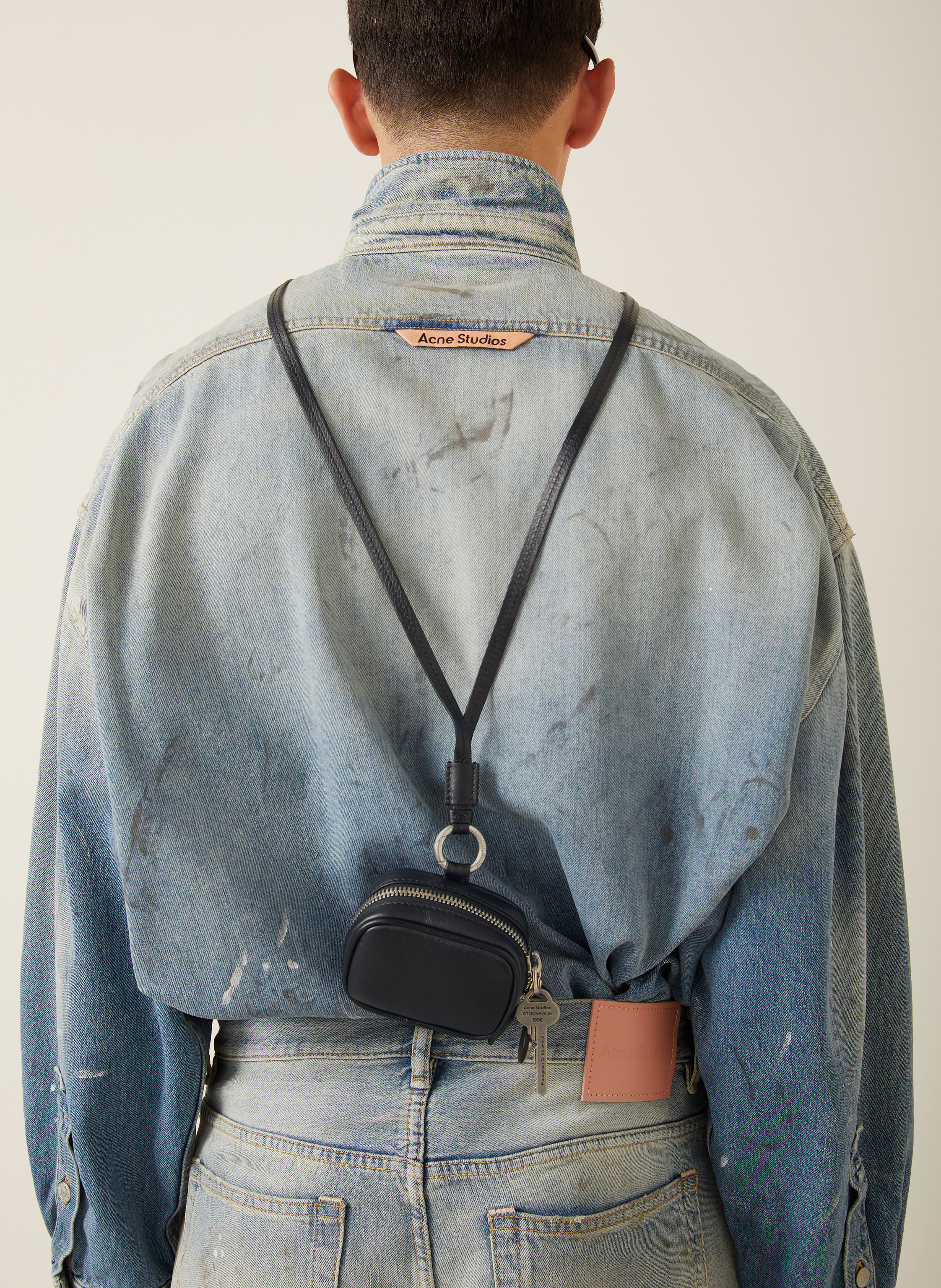 Thumbnail - Acne Studios Micro Bag Camero schwarz