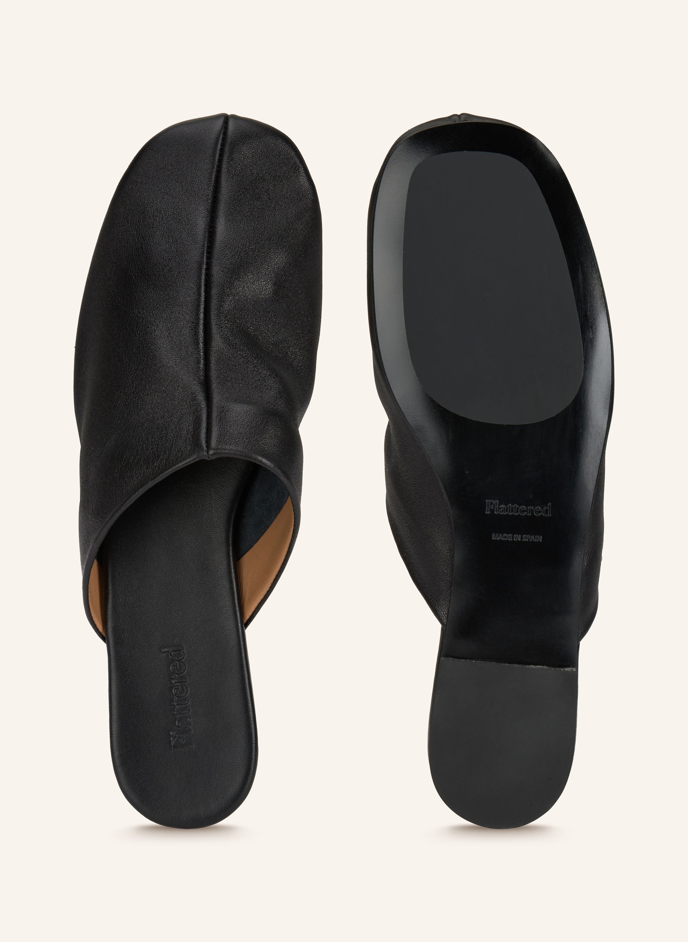 Thumbnail - Flattered Mules Maurine schwarz