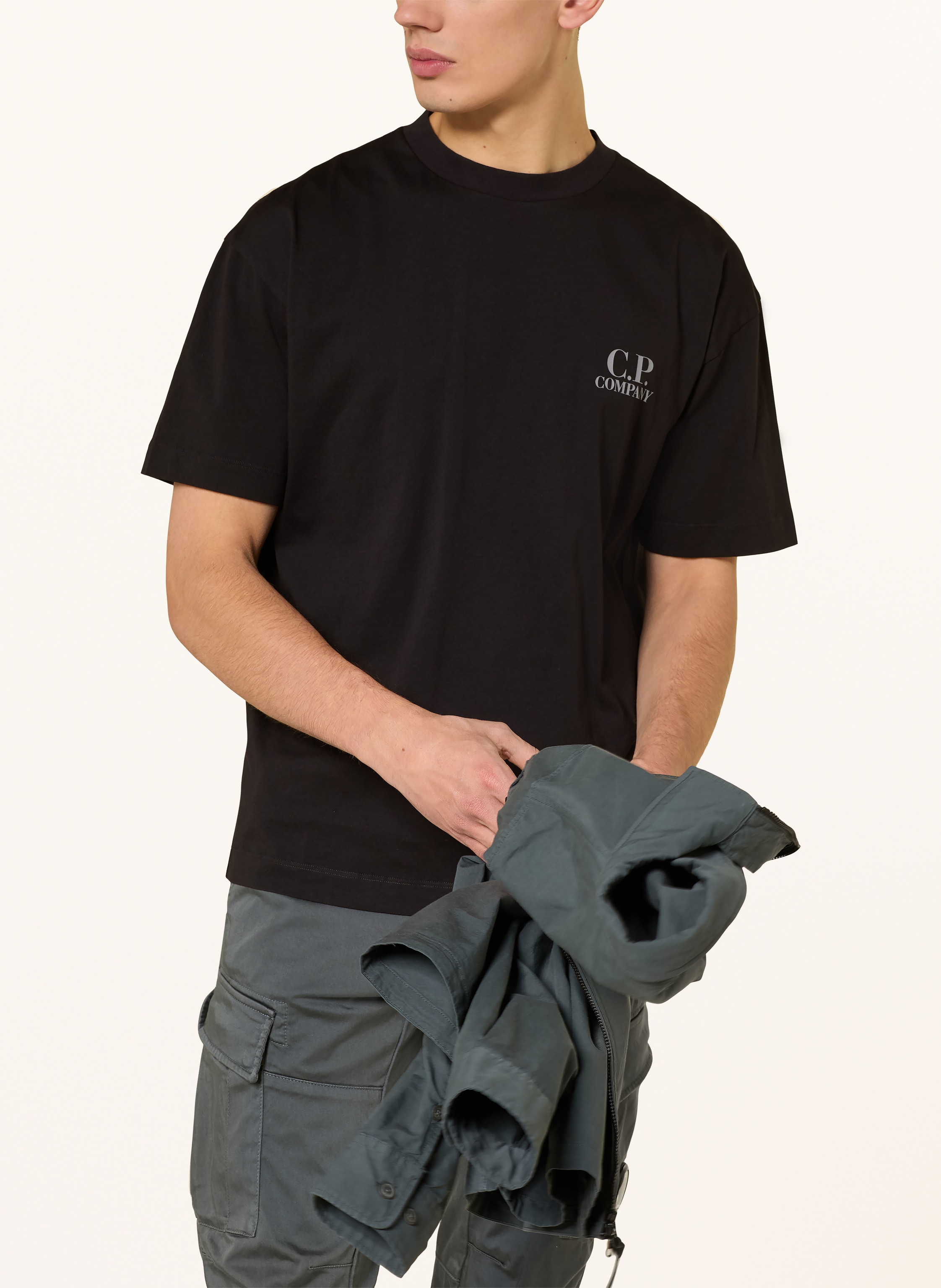 Thumbnail - C.P. Company T-Shirt schwarz