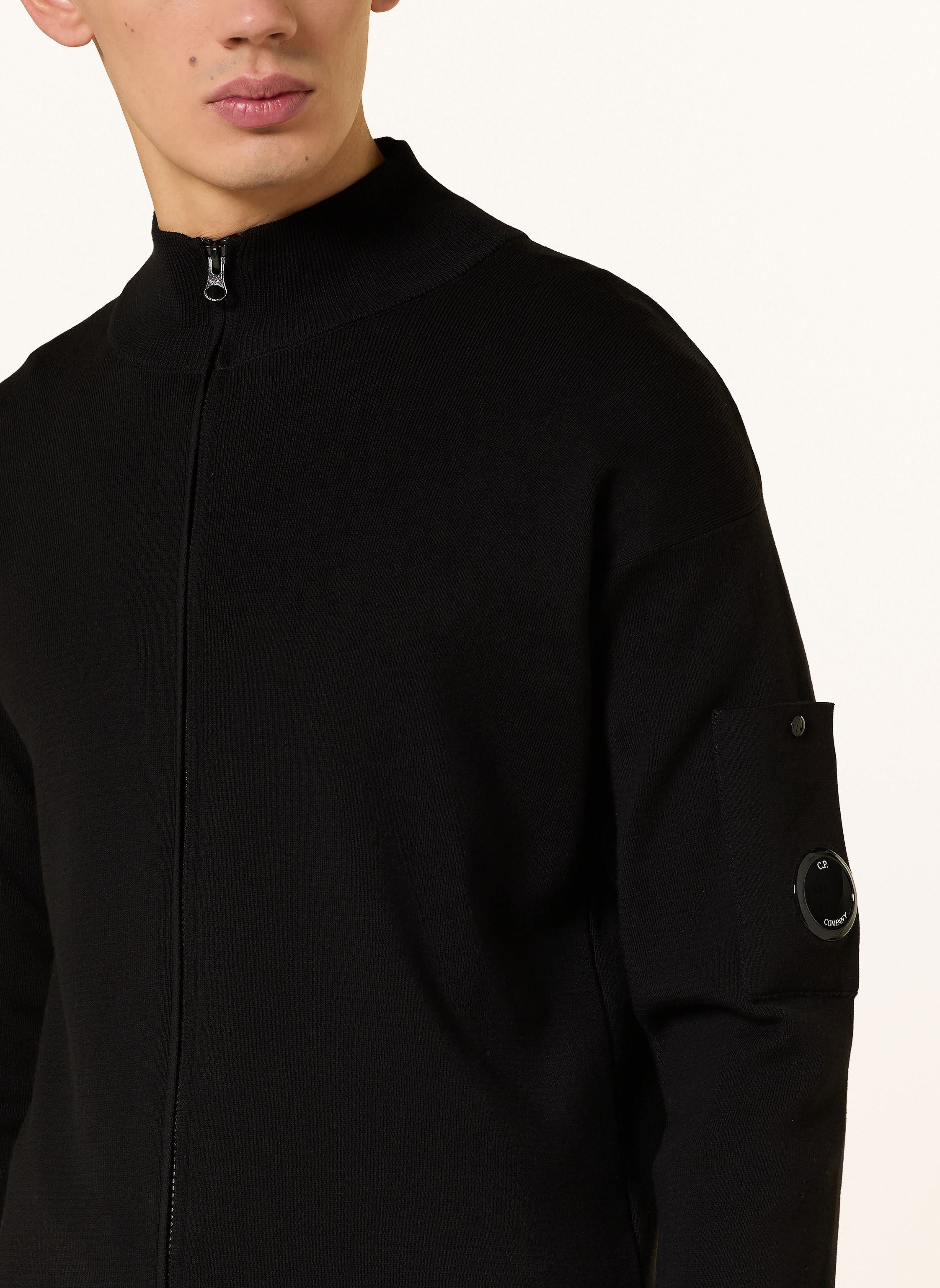 Thumbnail - C.P. Company Strickjacke schwarz