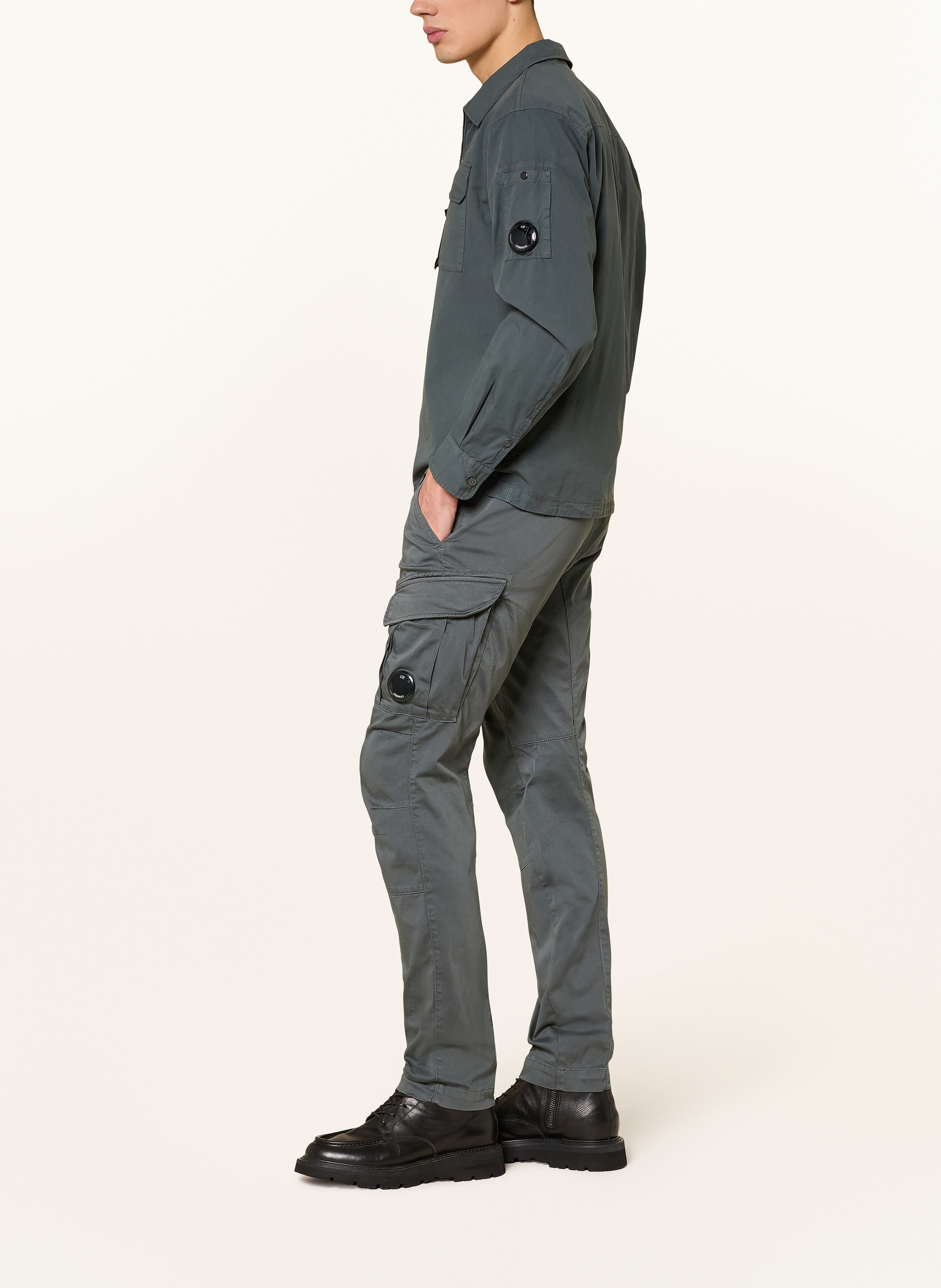 Thumbnail - C.P. Company Cargohose Ergonomic Fit grau