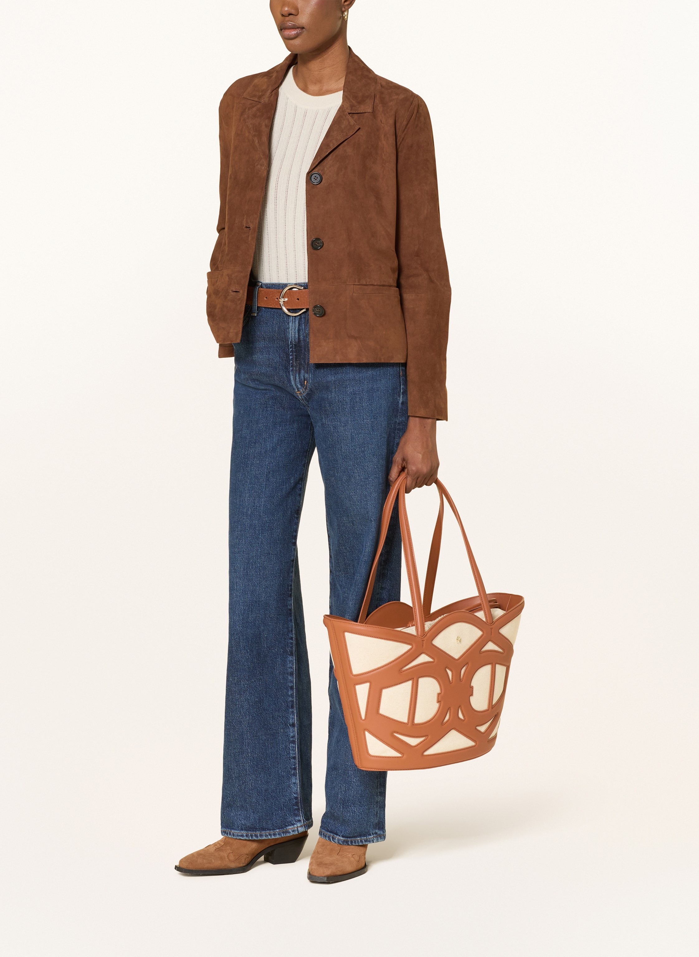 Thumbnail - Aigner Shopper Azzurra braun