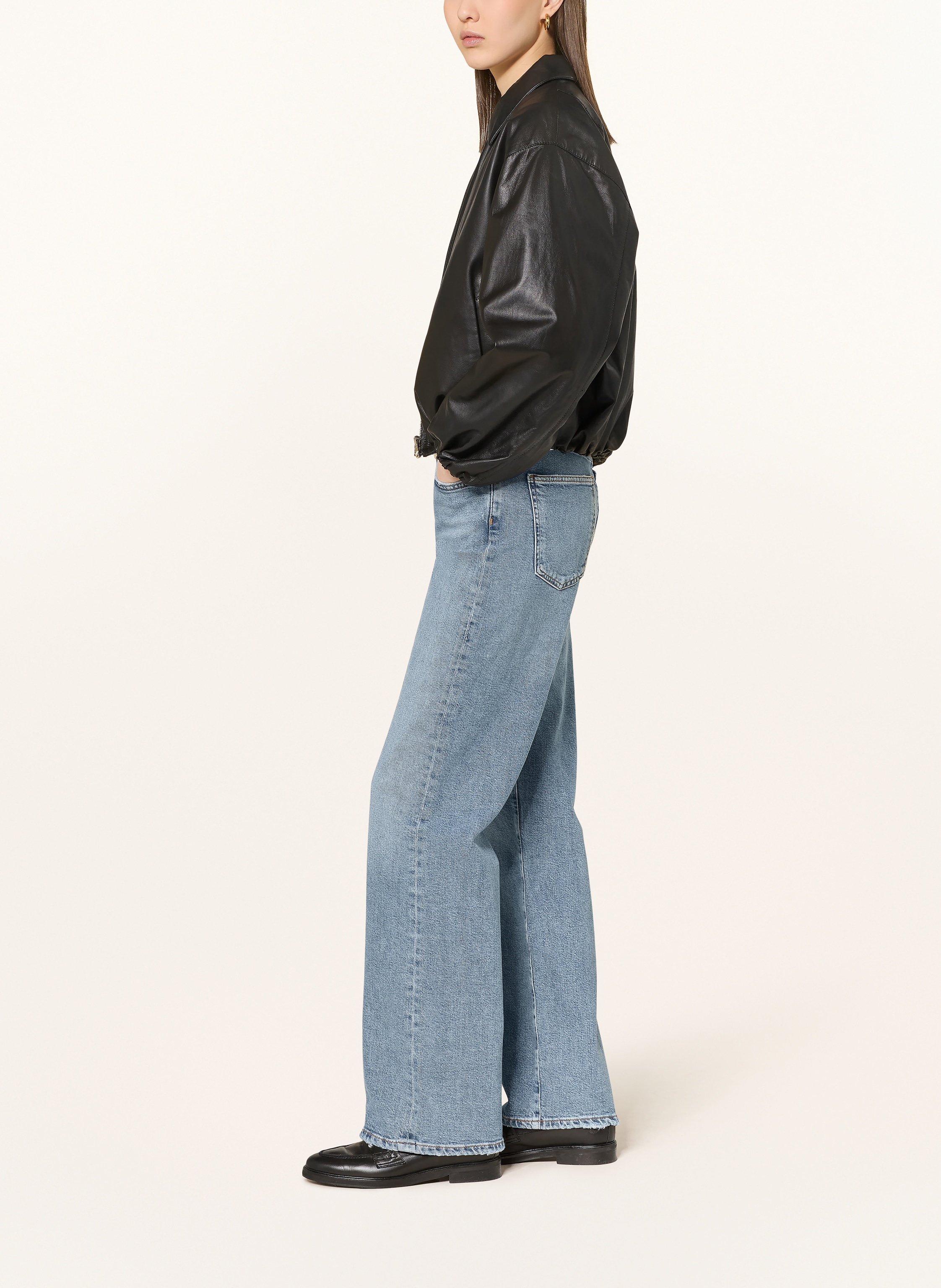 Thumbnail - Agolde Straight Jeans Harper blau