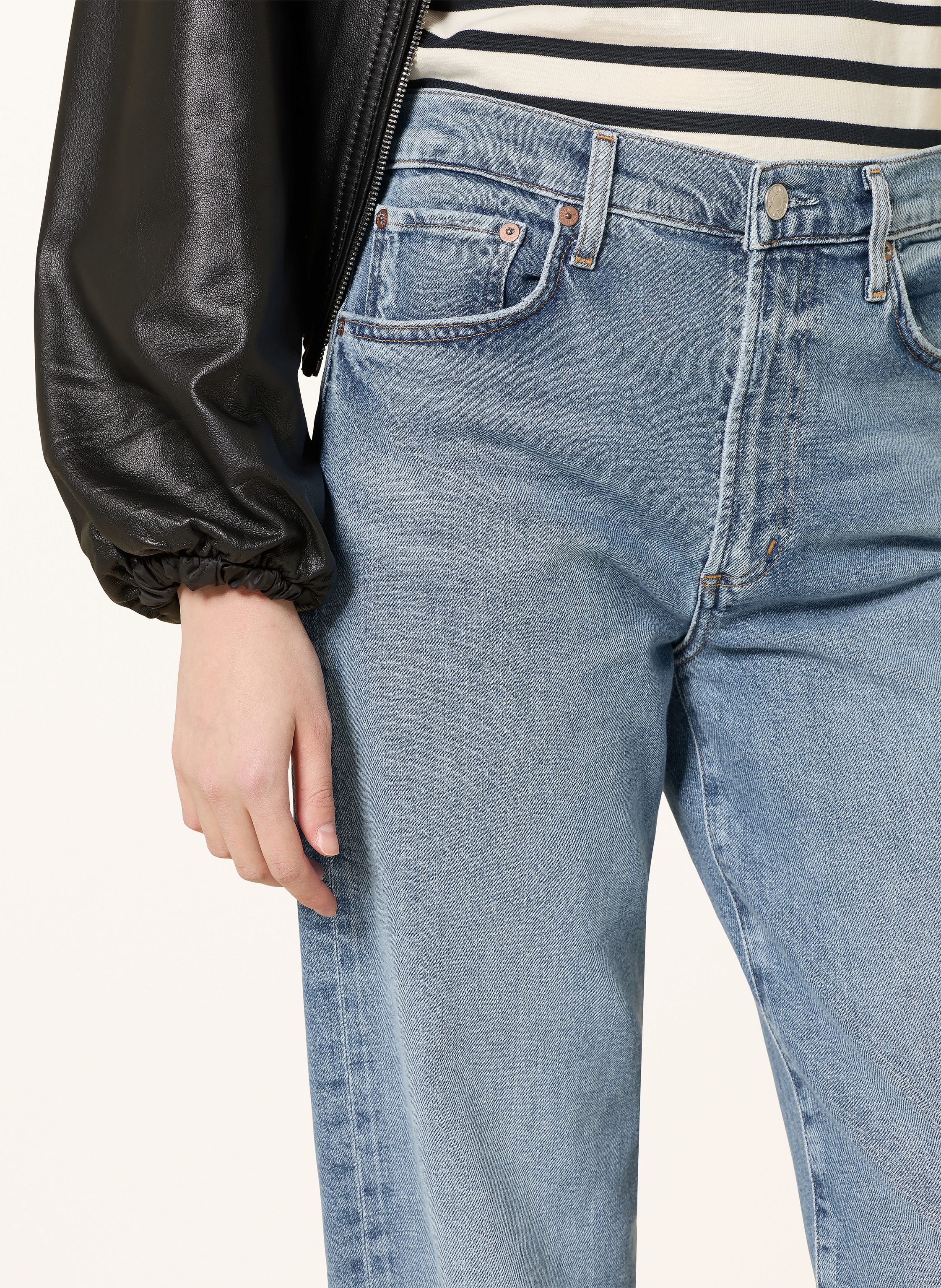 Thumbnail - Agolde Straight Jeans Harper blau