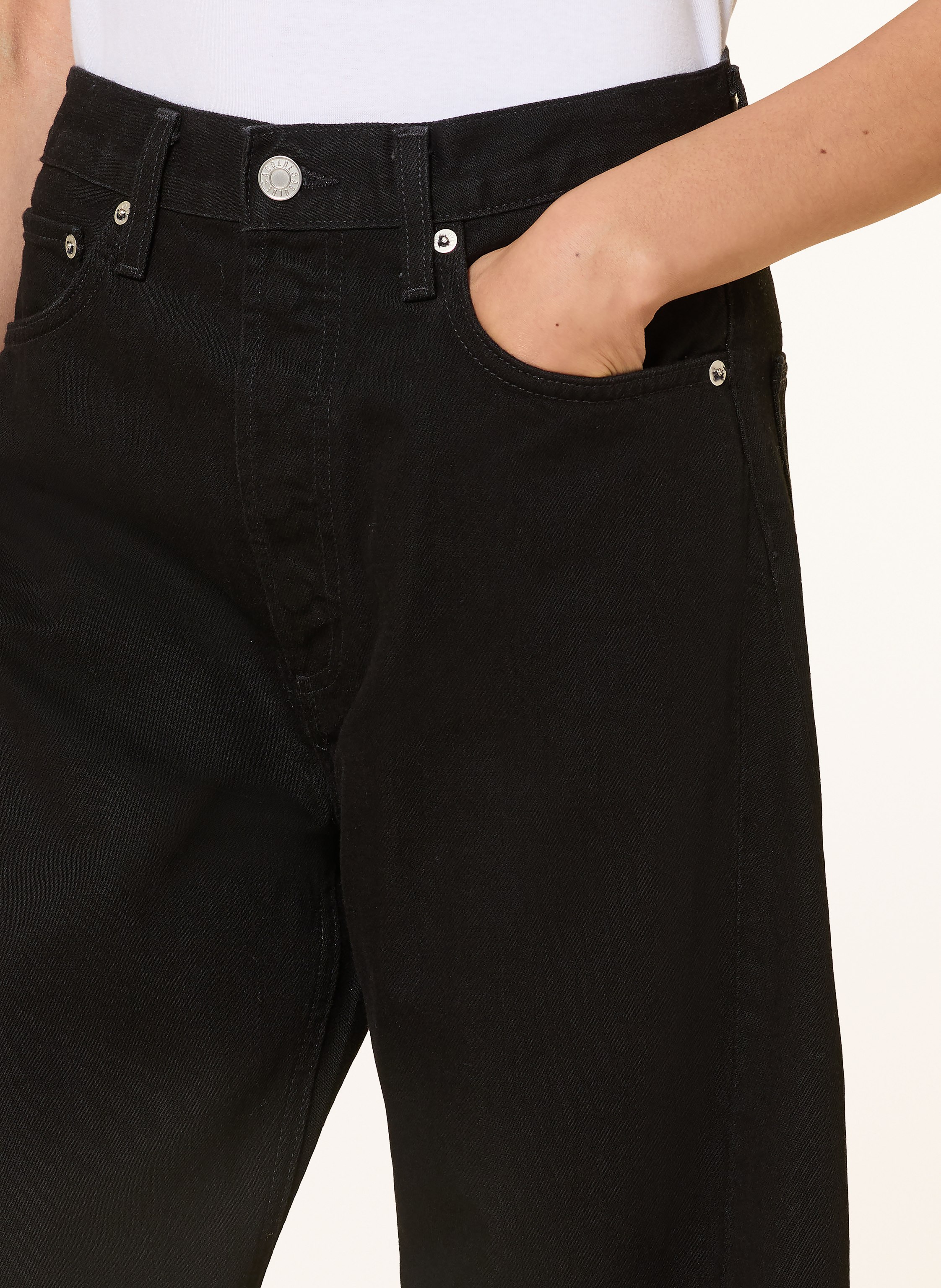 Thumbnail - Agolde Barrel-Jeans Luna Pieced Jean schwarz