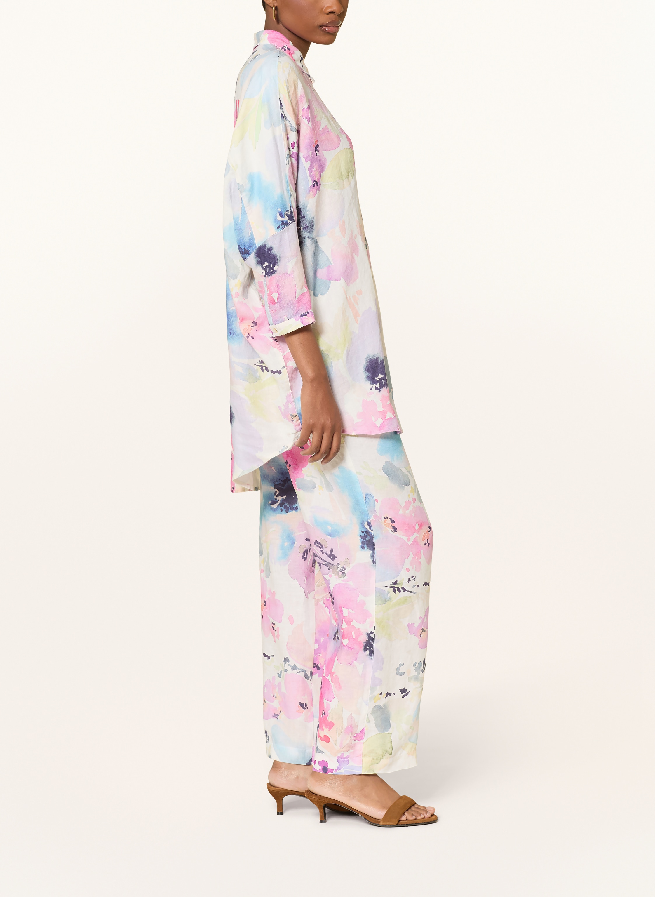 Thumbnail - 120%Lino Leinenhose rosa