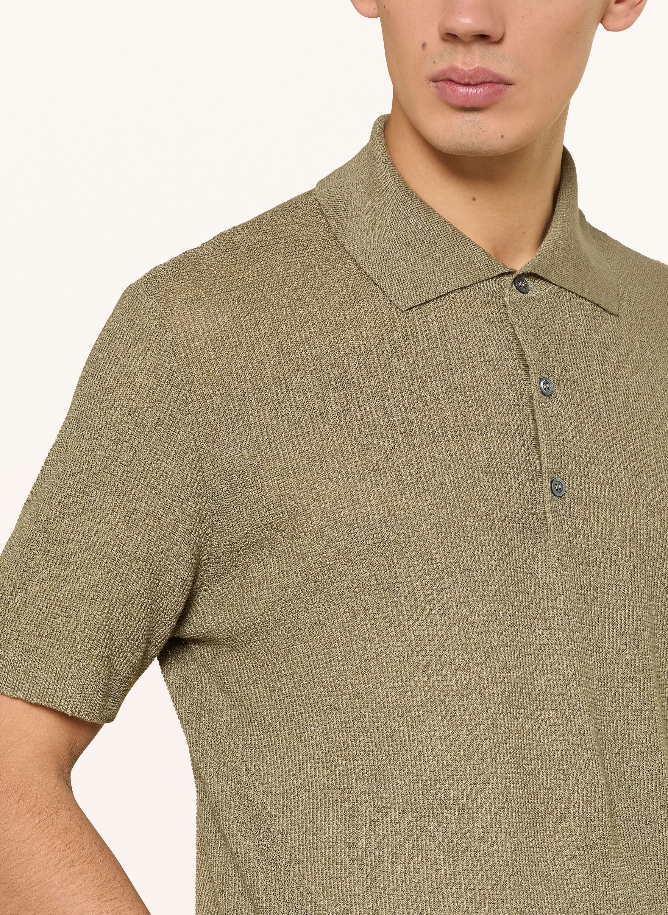 Thumbnail - Barena Venezia Strick-Poloshirt Risada beige