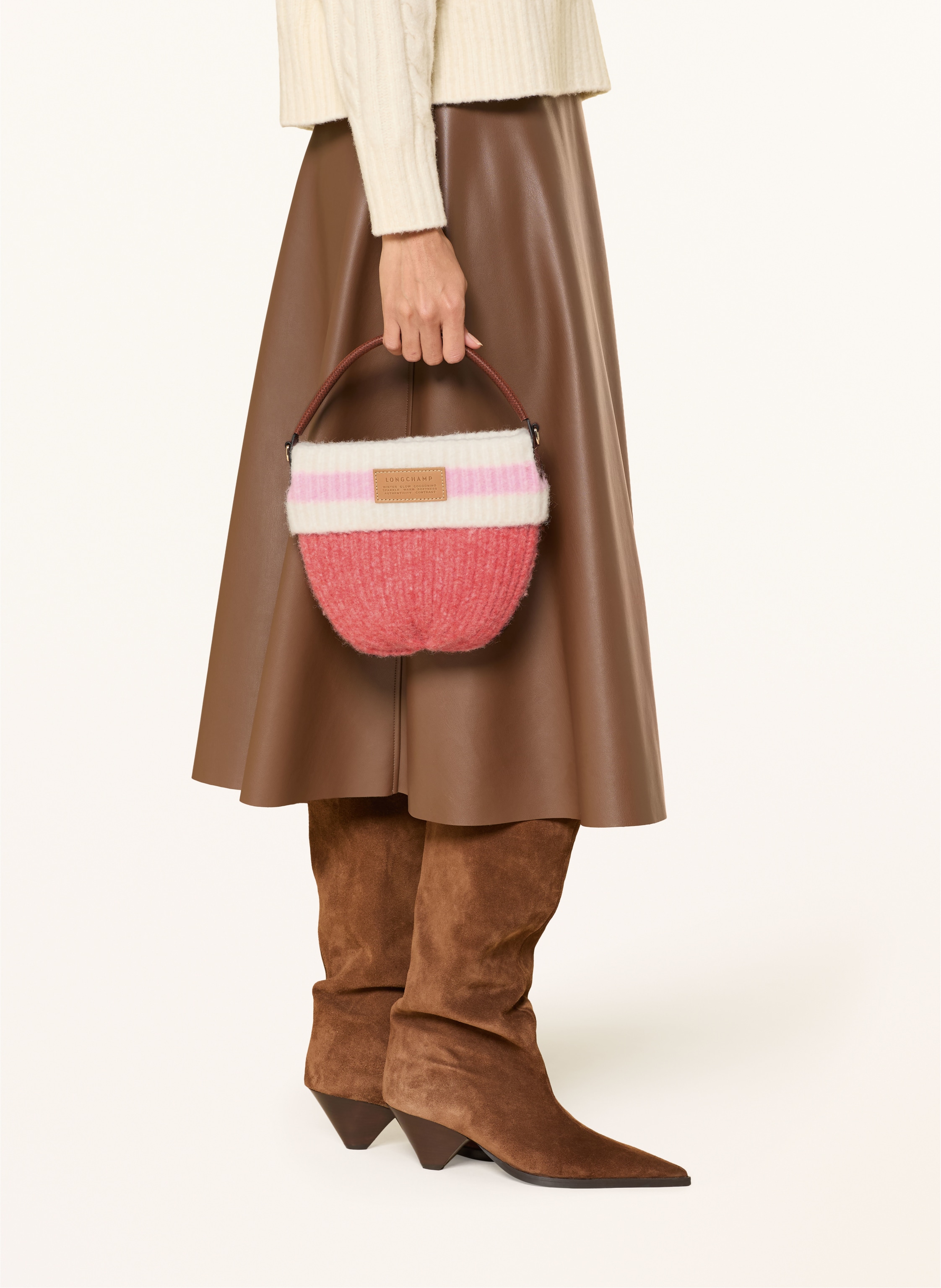 Thumbnail - Longchamp Umhängetasche Le Pliage pink