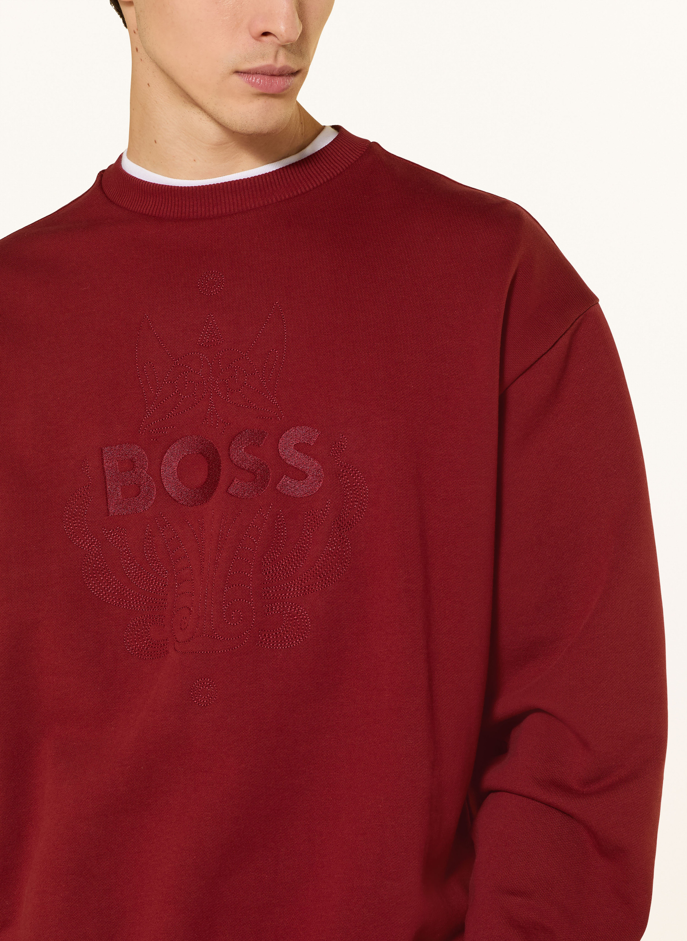 Thumbnail - Boss Sweatshirt Hong rot