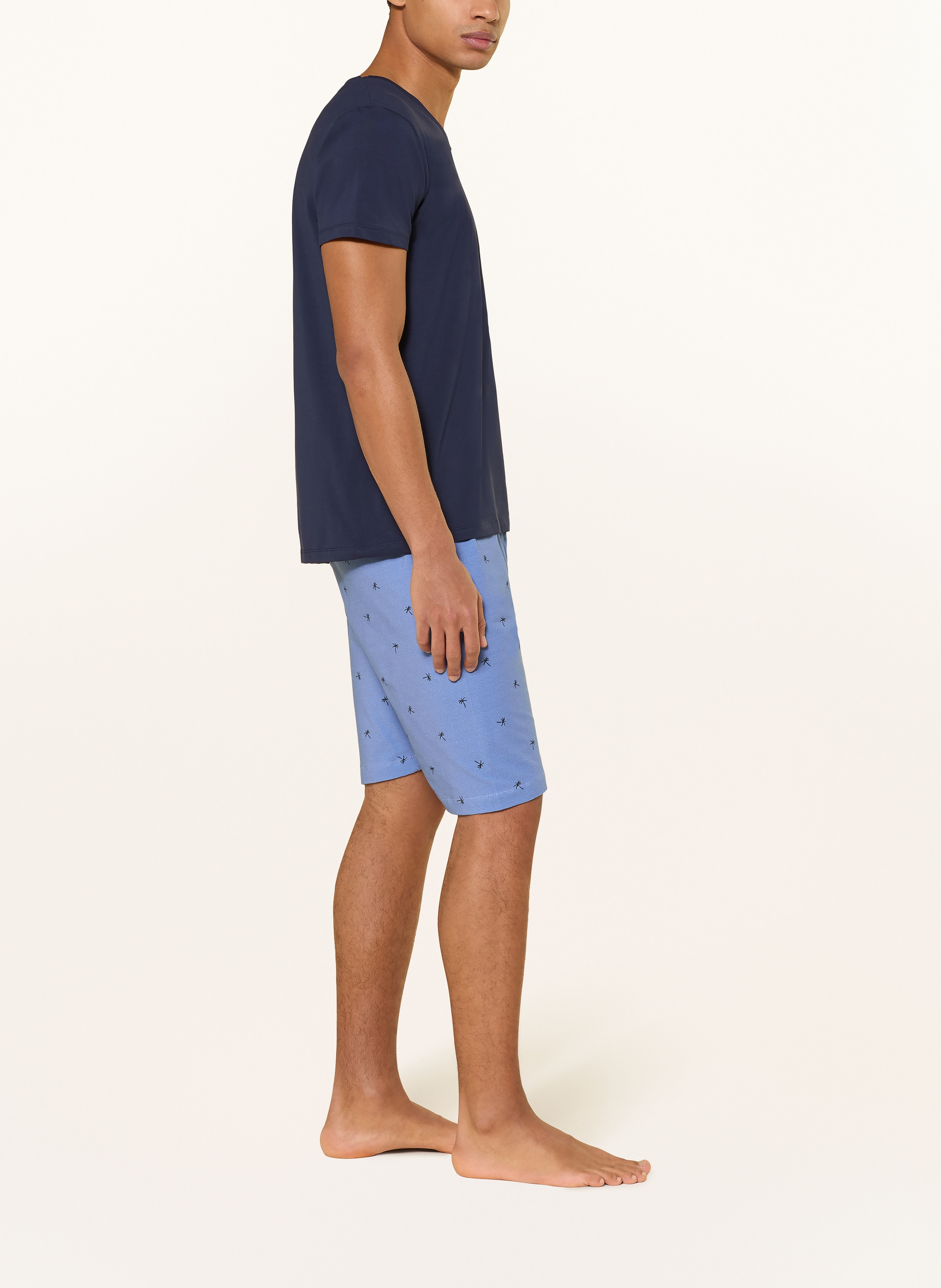 Thumbnail - Strokesman's Schlafshorts blau