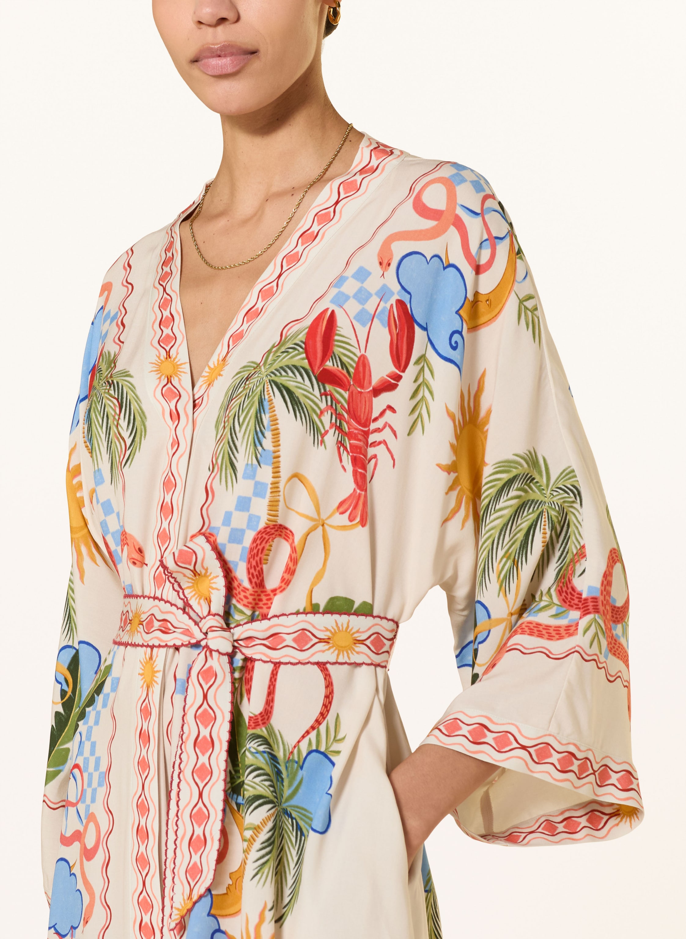 Thumbnail - Ivi Collection Kleid weiss