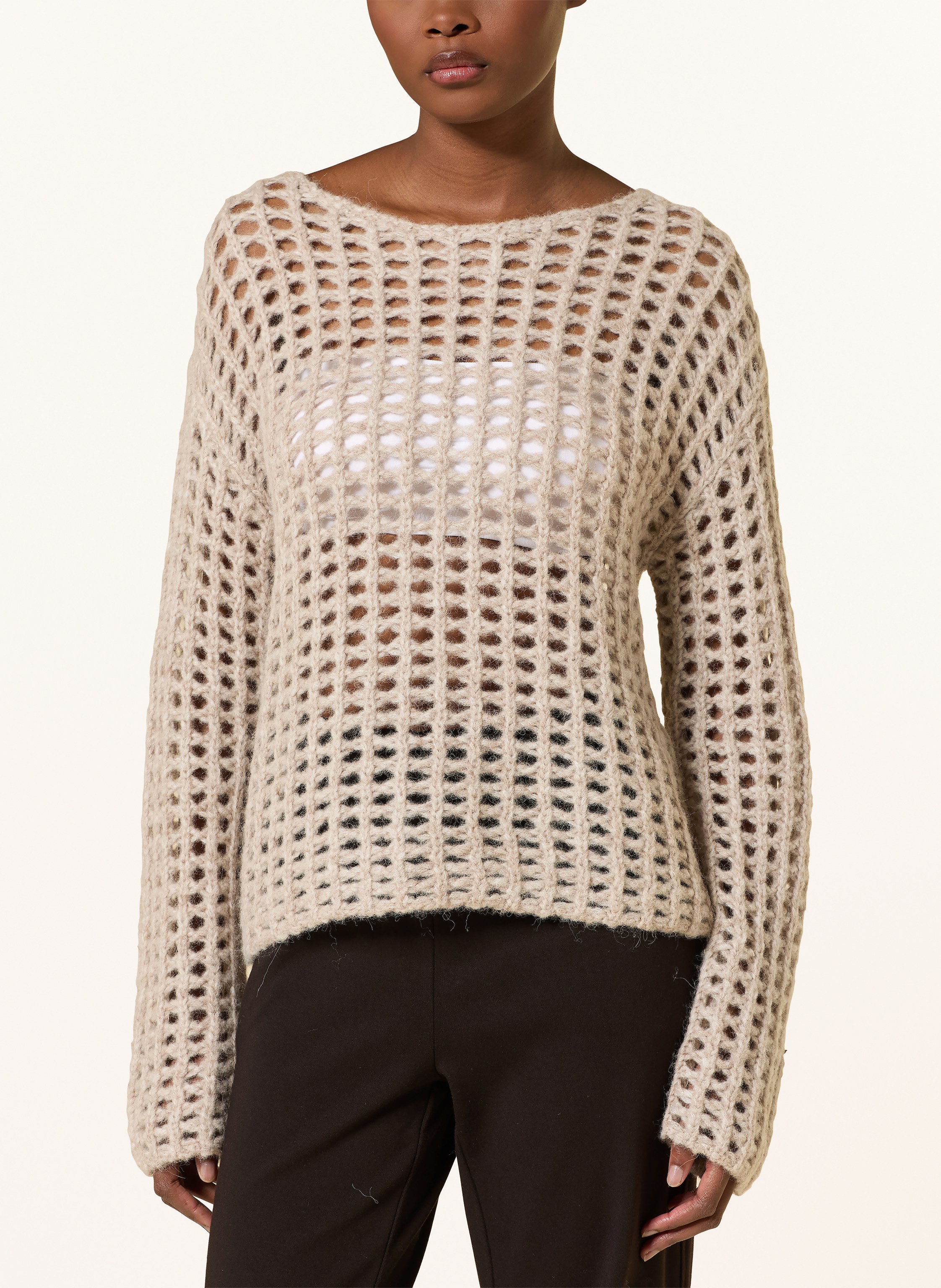 Thumbnail - Juvia Pullover Weya beige