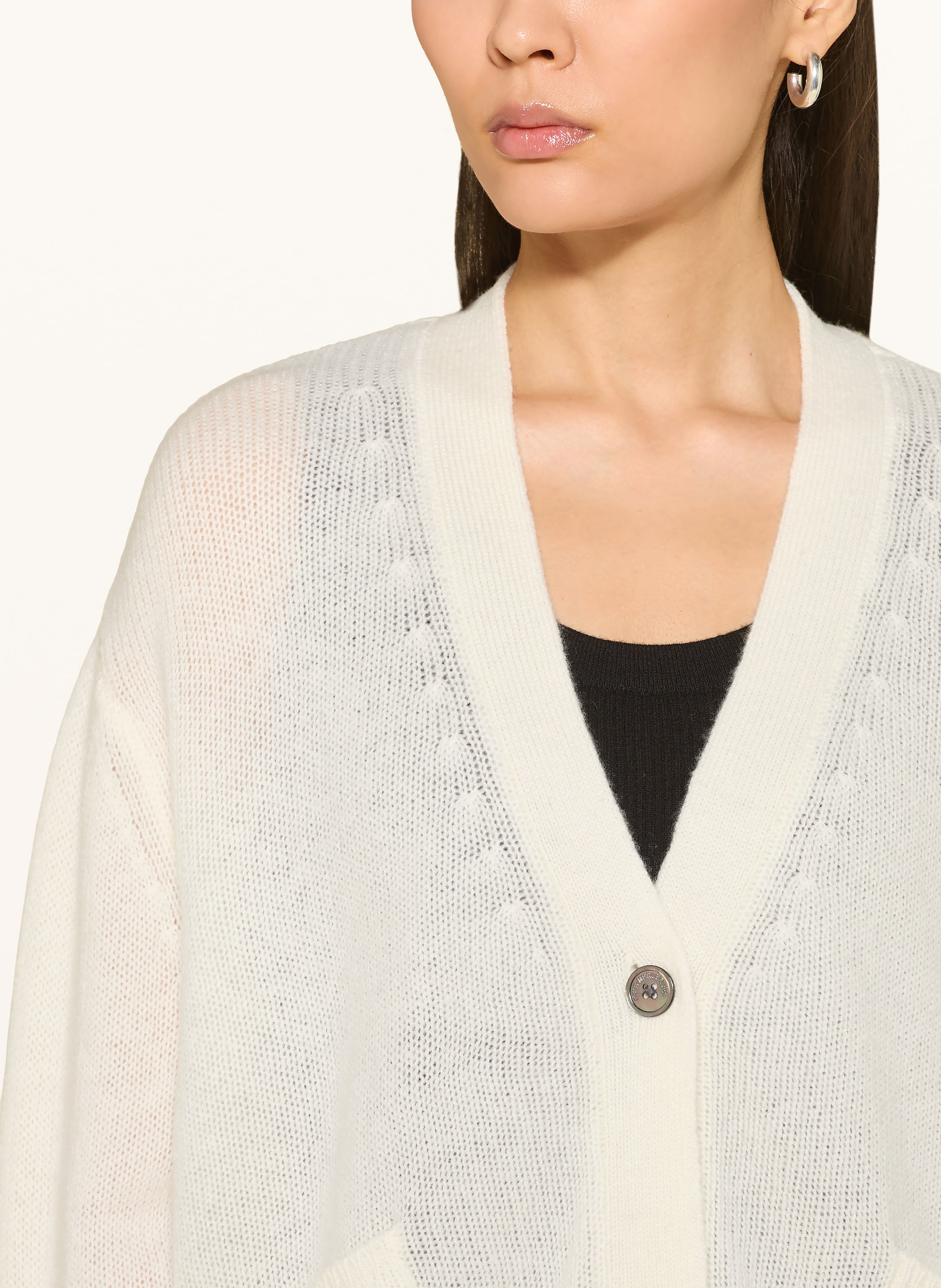 Thumbnail - (The Mercer) N.Y. Strickjacke Aus Cashmere weiss