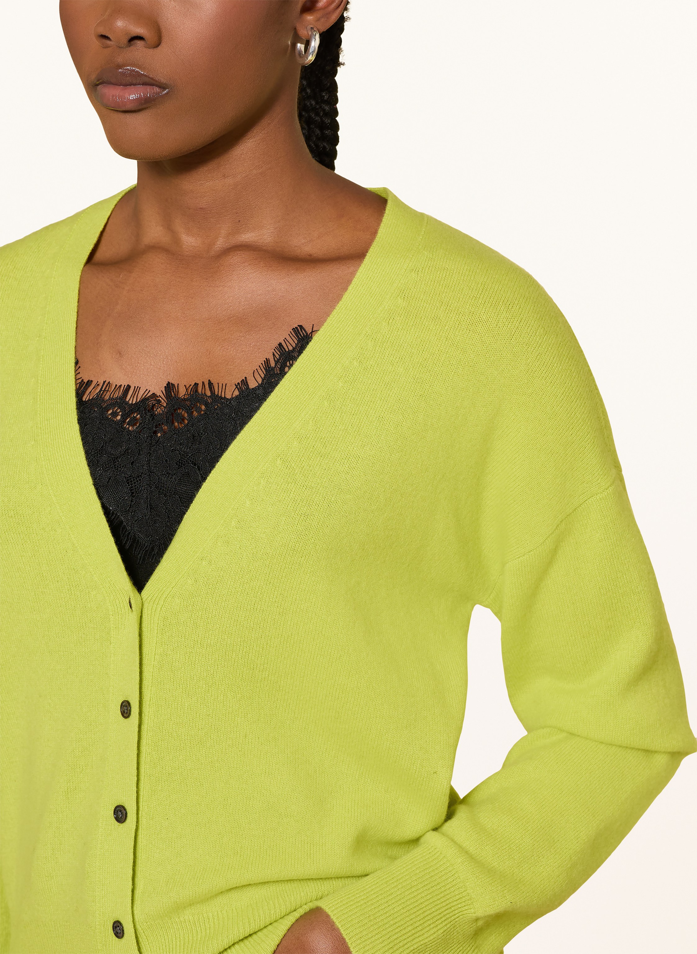 Thumbnail - (The Mercer) N.Y. Strickjacke Aus Cashmere gruen