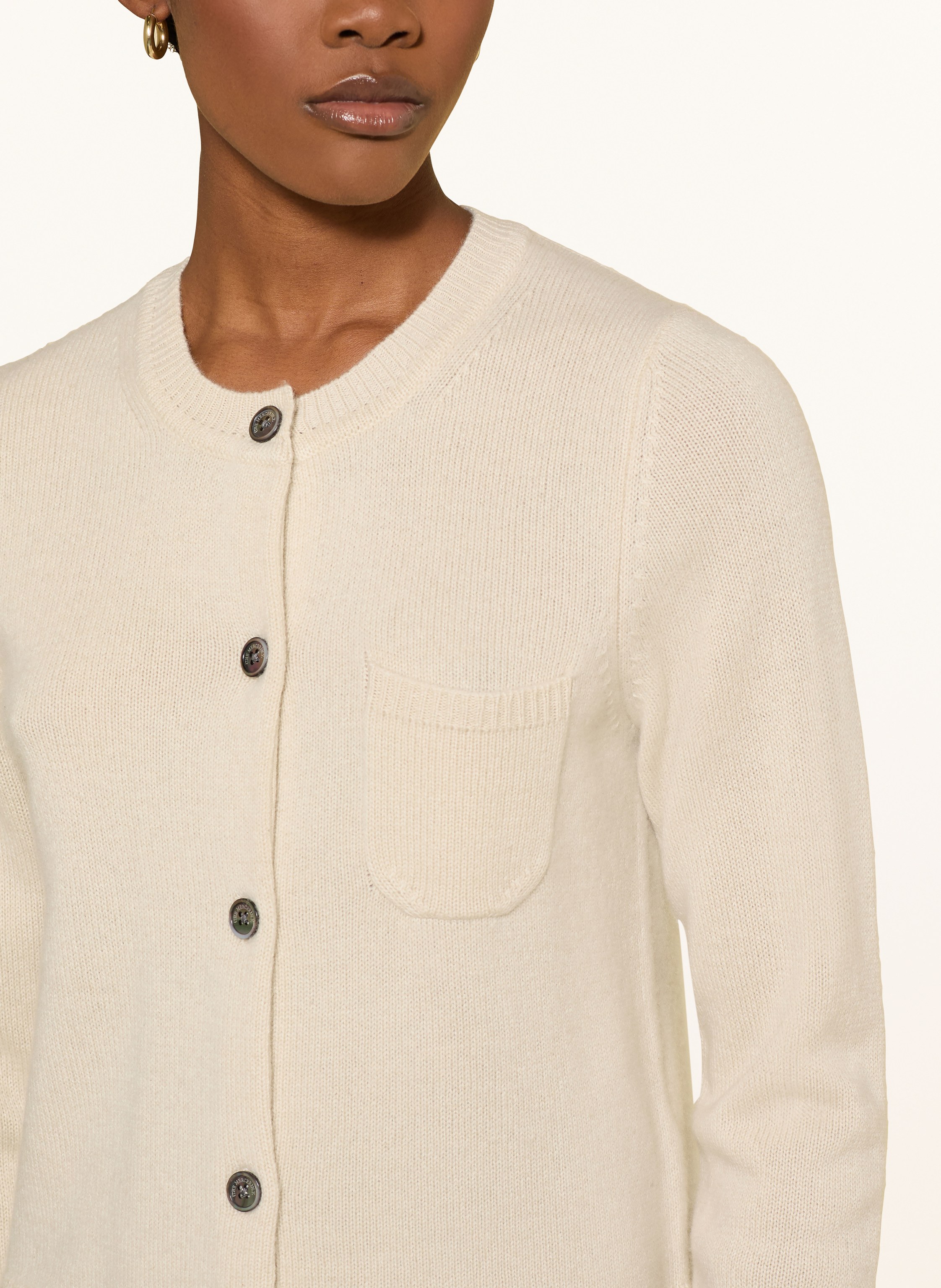 Thumbnail - (The Mercer) N.Y. Strickjacke Aus Cashmere beige