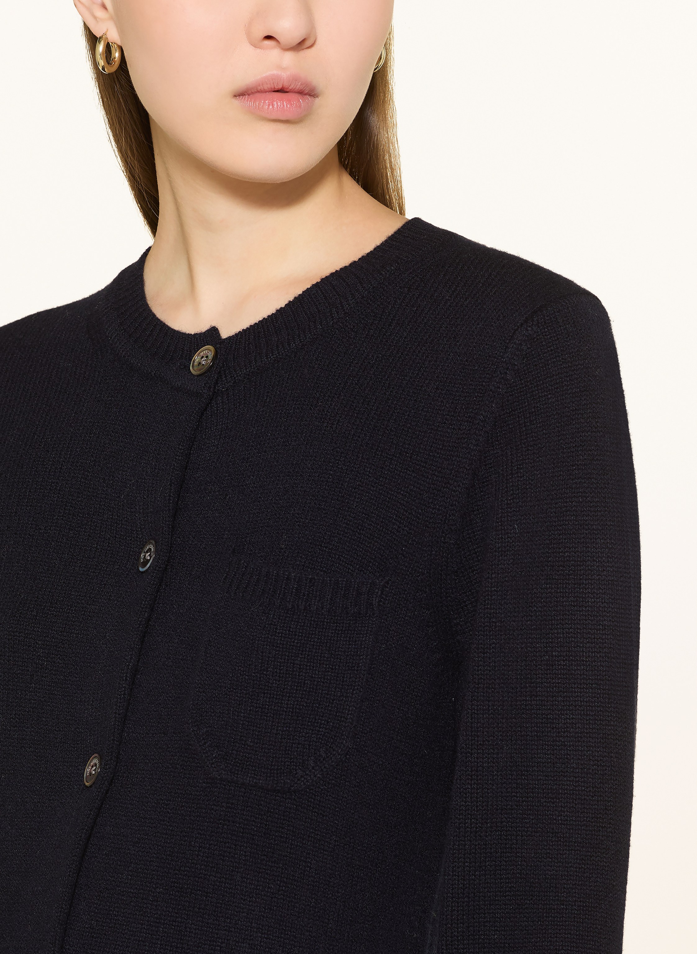 Thumbnail - (The Mercer) N.Y. Strickjacke Aus Cashmere blau