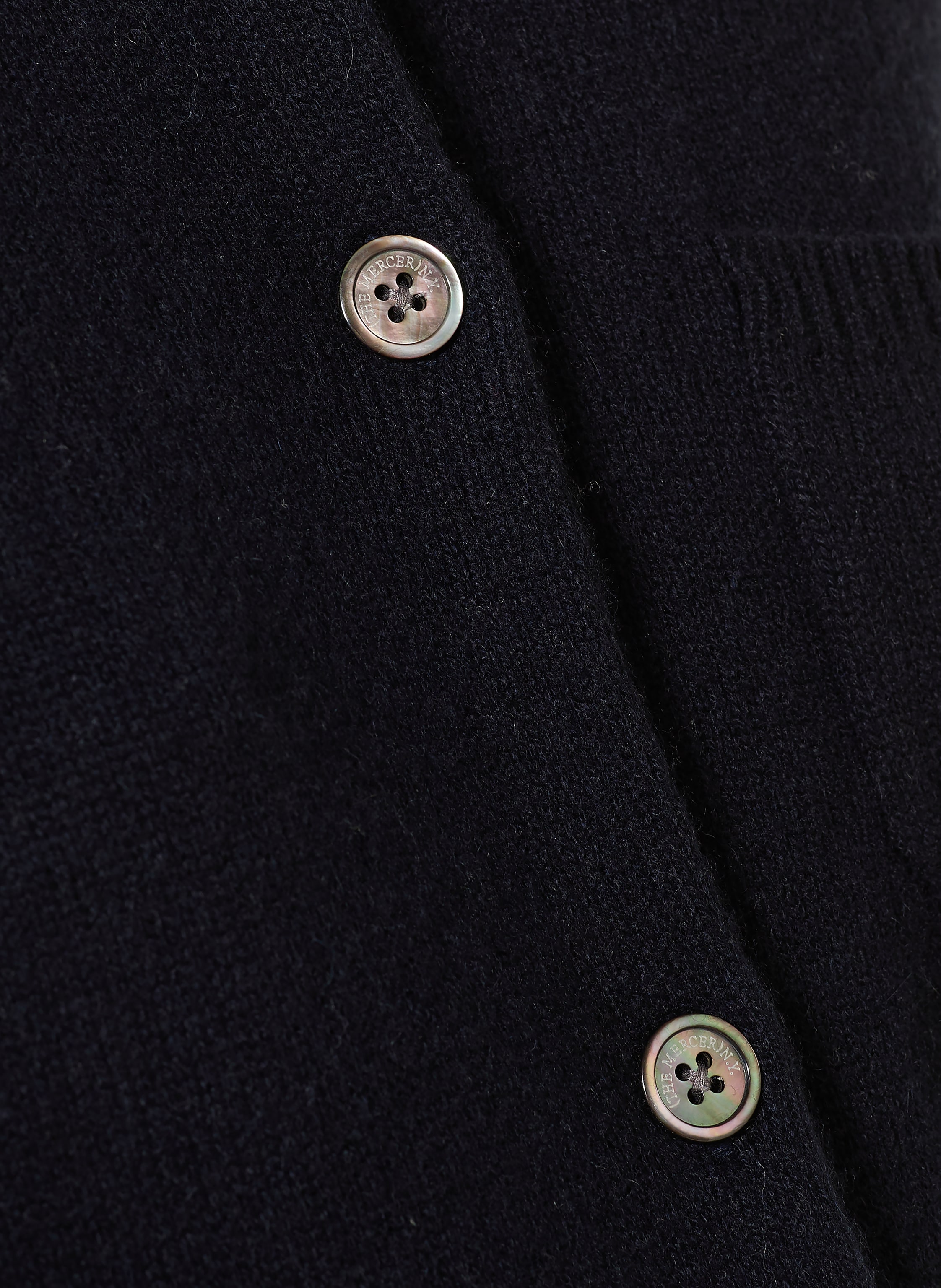 Thumbnail - (The Mercer) N.Y. Strickjacke Aus Cashmere blau