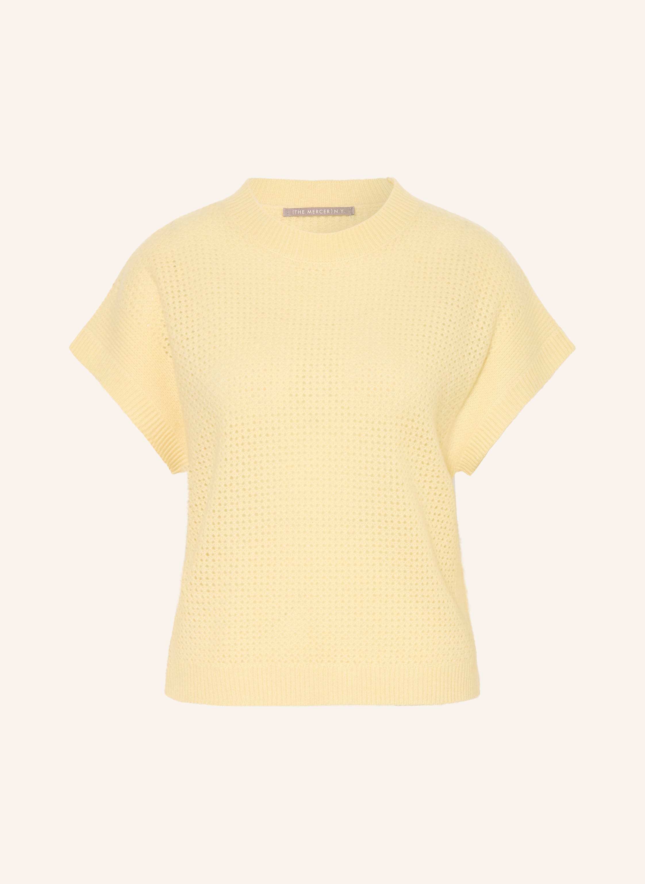 (The Mercer) N.Y. Strickshirt Aus Cashmere gelb