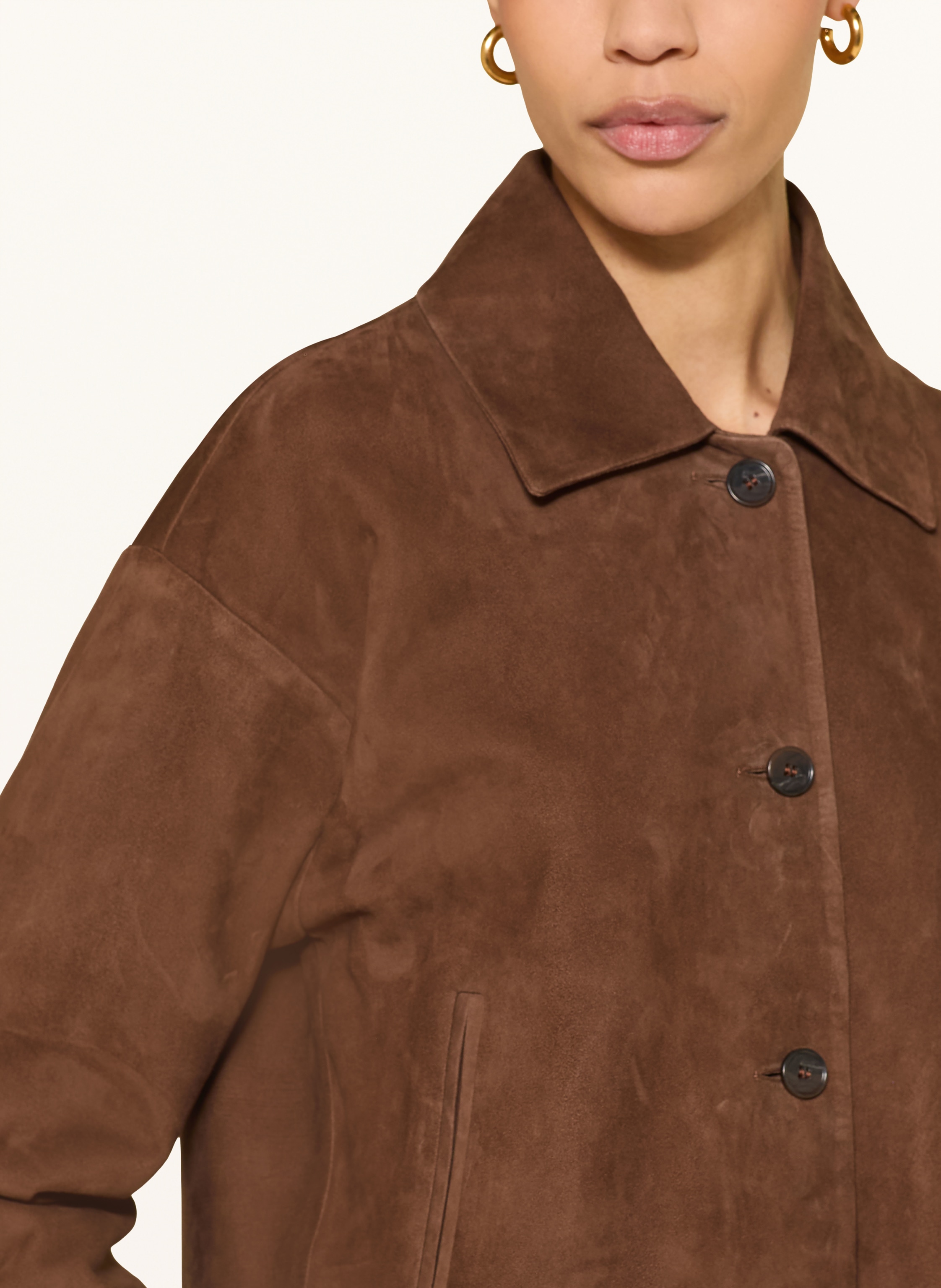 Thumbnail - Windsor. Lederjacke braun