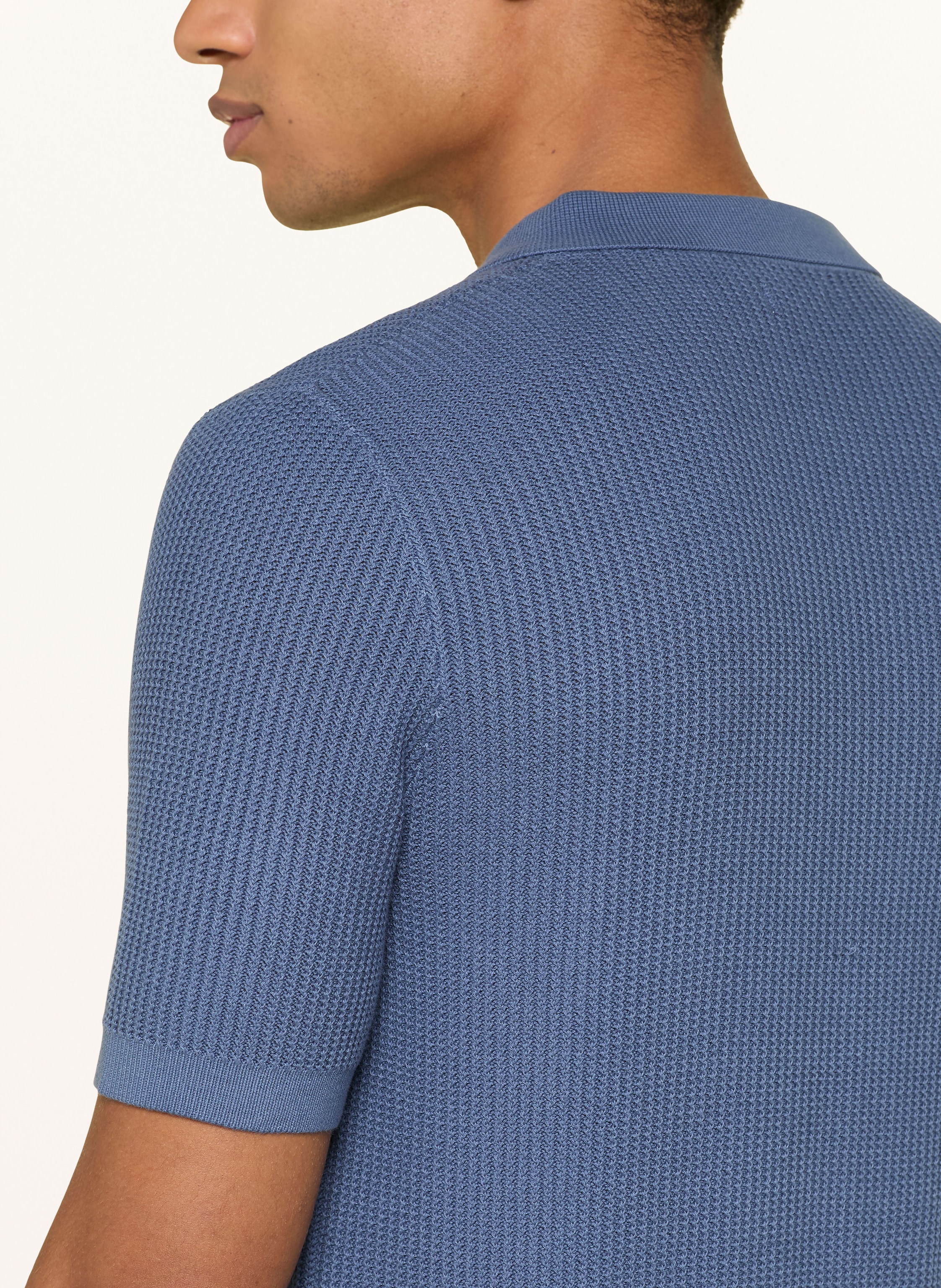 Thumbnail - Paul Strick-Poloshirt blau