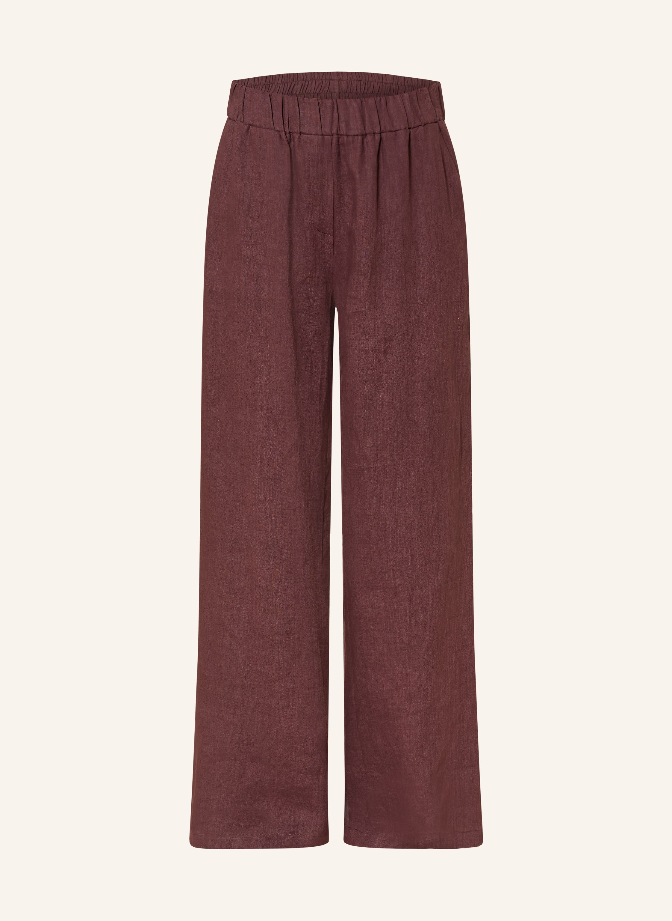Darling Harbour Leinenhose rot