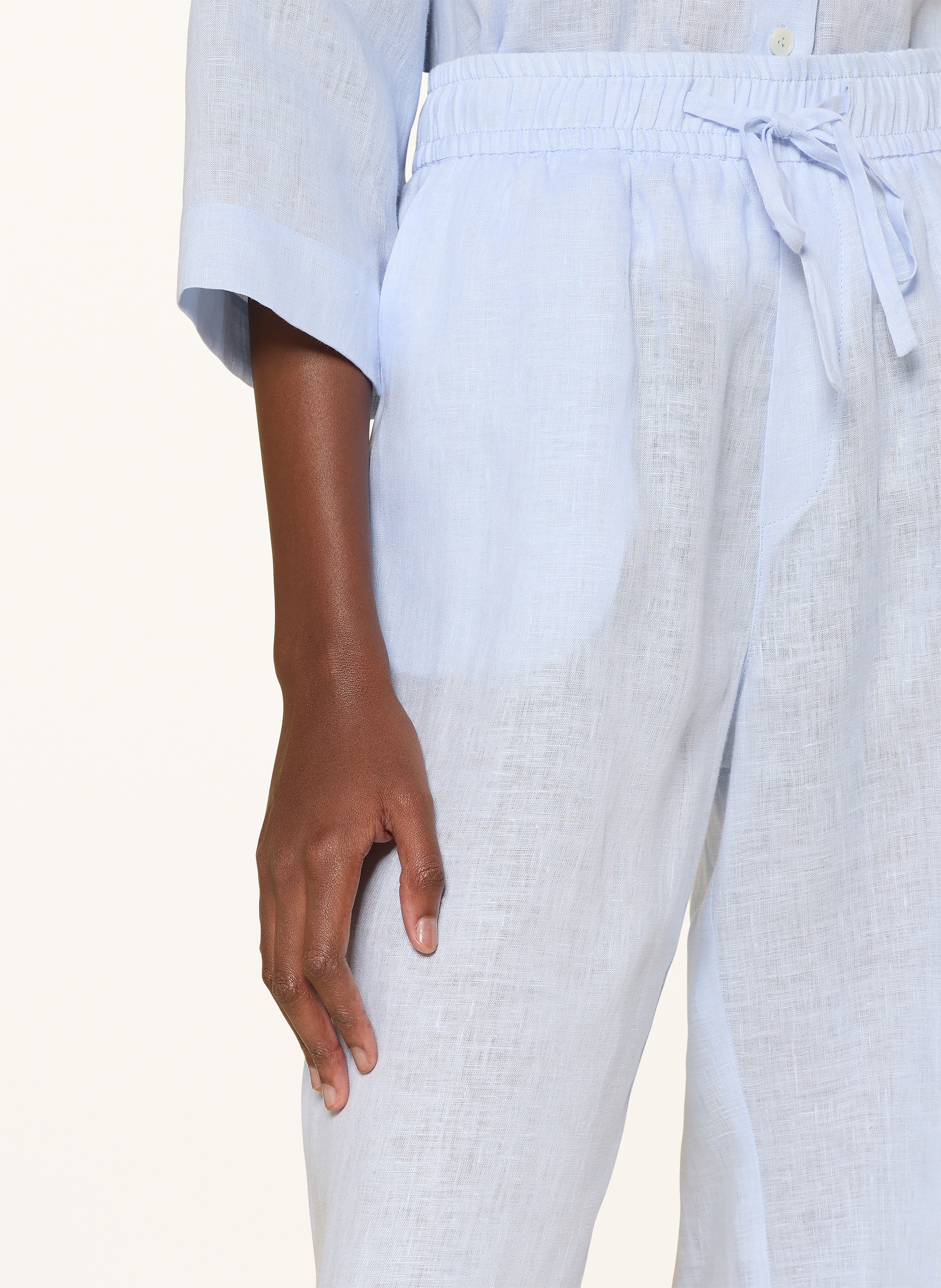 Thumbnail - Van Laack Leinenhose Vl-Helena-Br blau