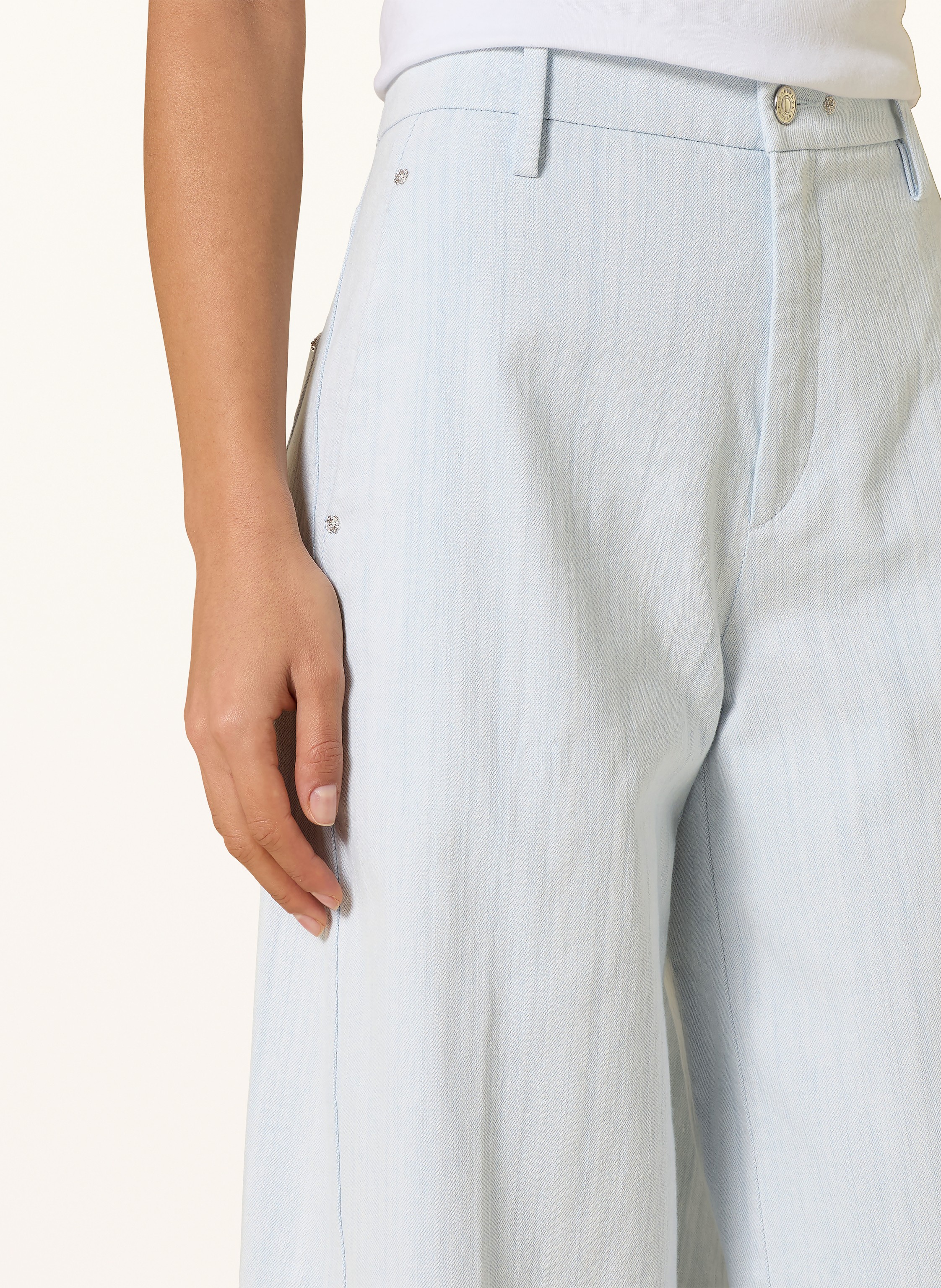 Thumbnail - Mac Daydream Wide Leg Jeans New Orleans blau