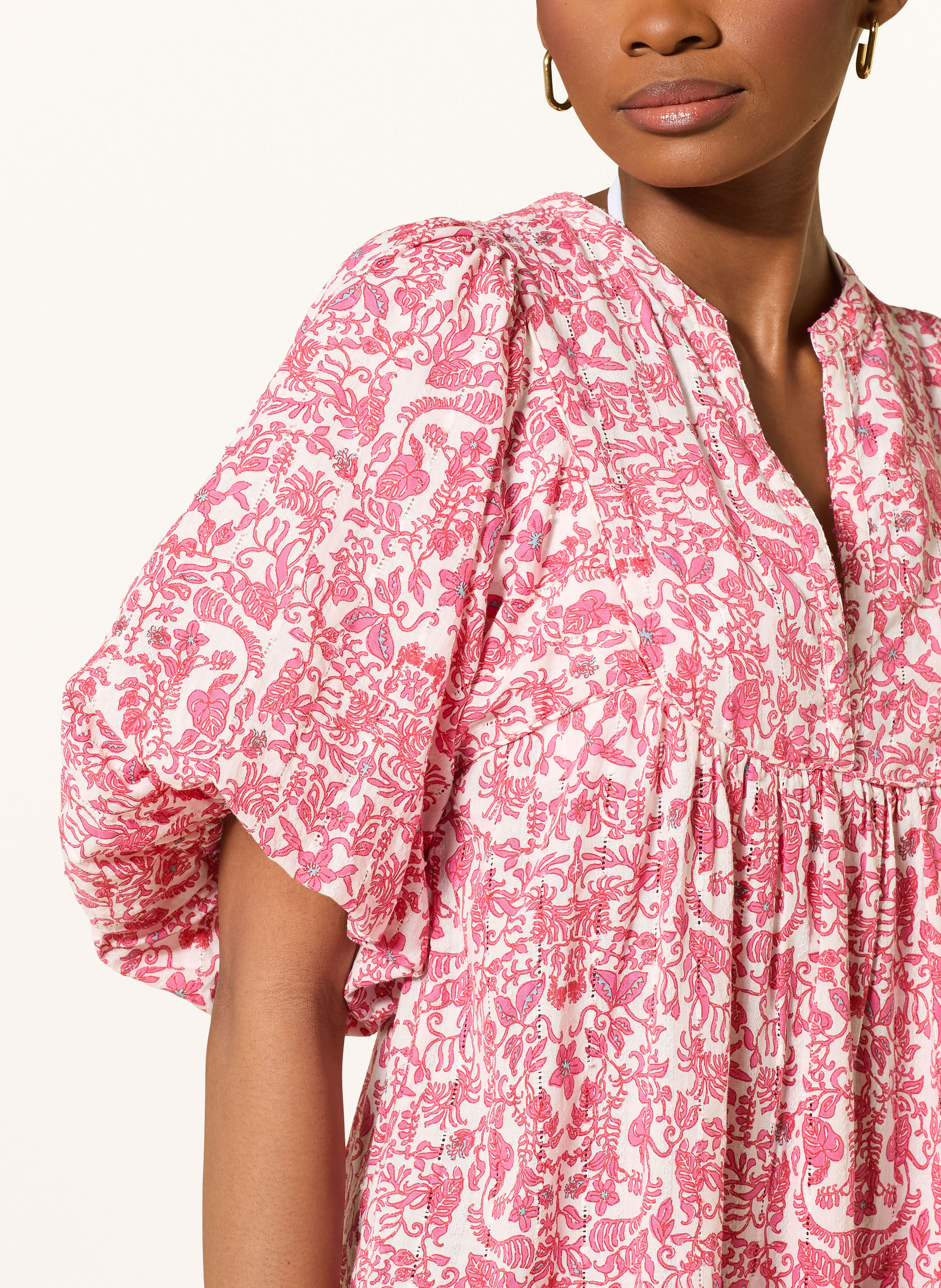 Thumbnail - Poupette St Barth Strandkleid Cruz pink