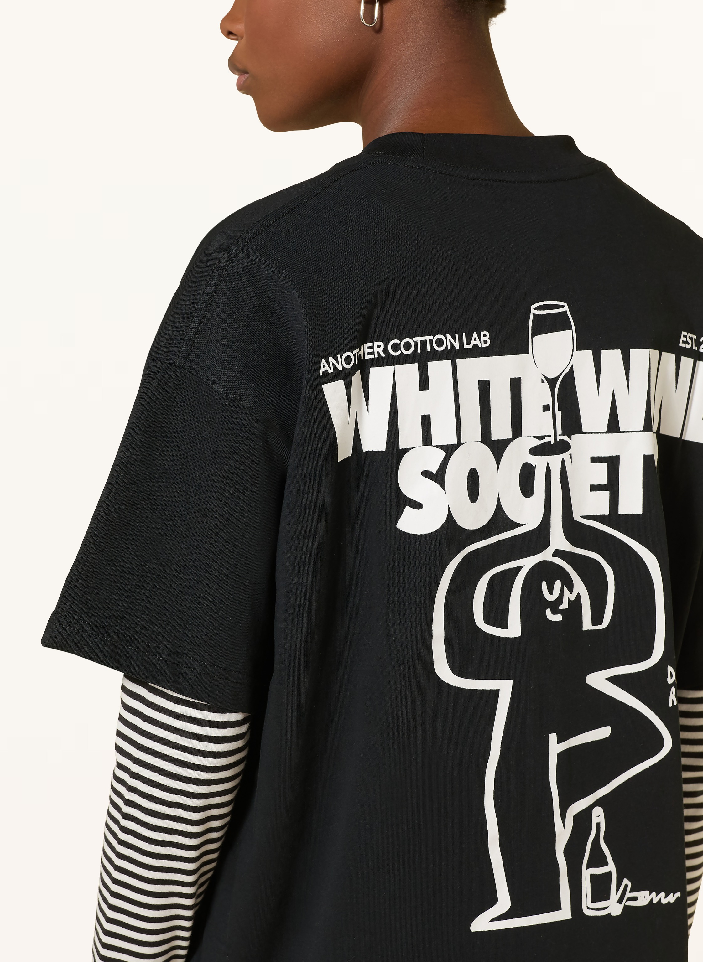 Thumbnail - Another Cotton Lab T-Shirt schwarz